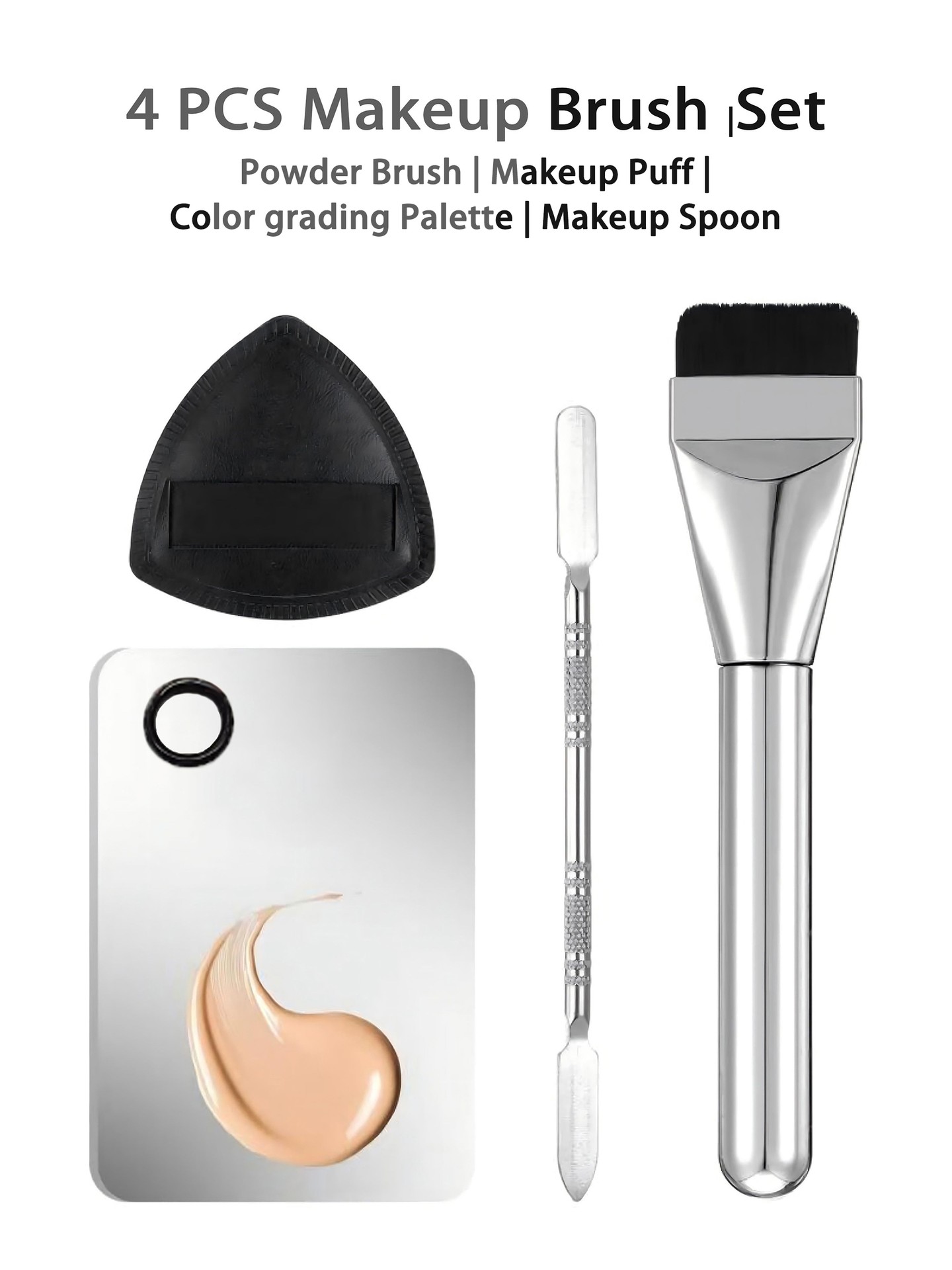 4Pcs Metal Detail Brush Set