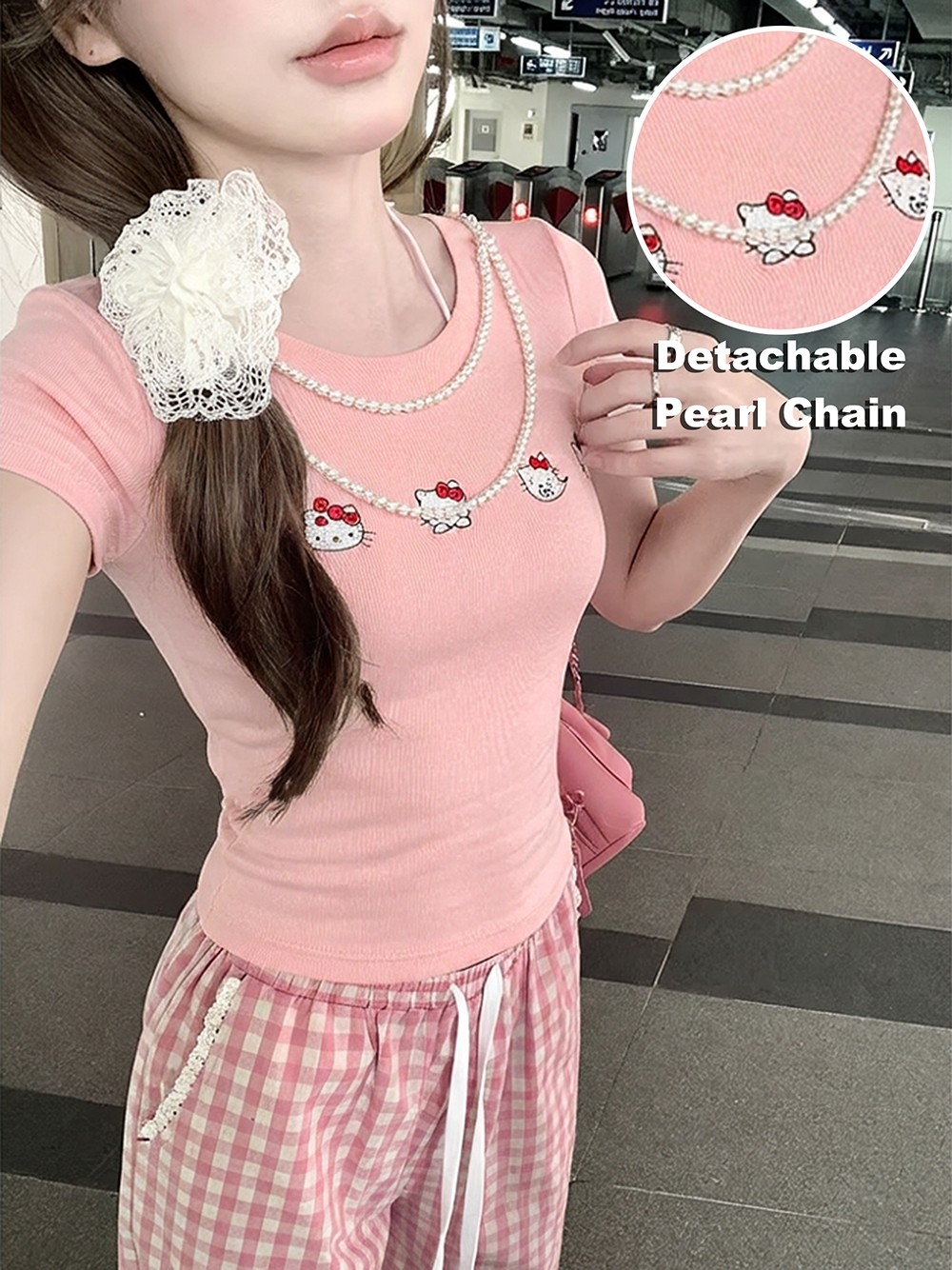 Detachable Pullover T-Shirt