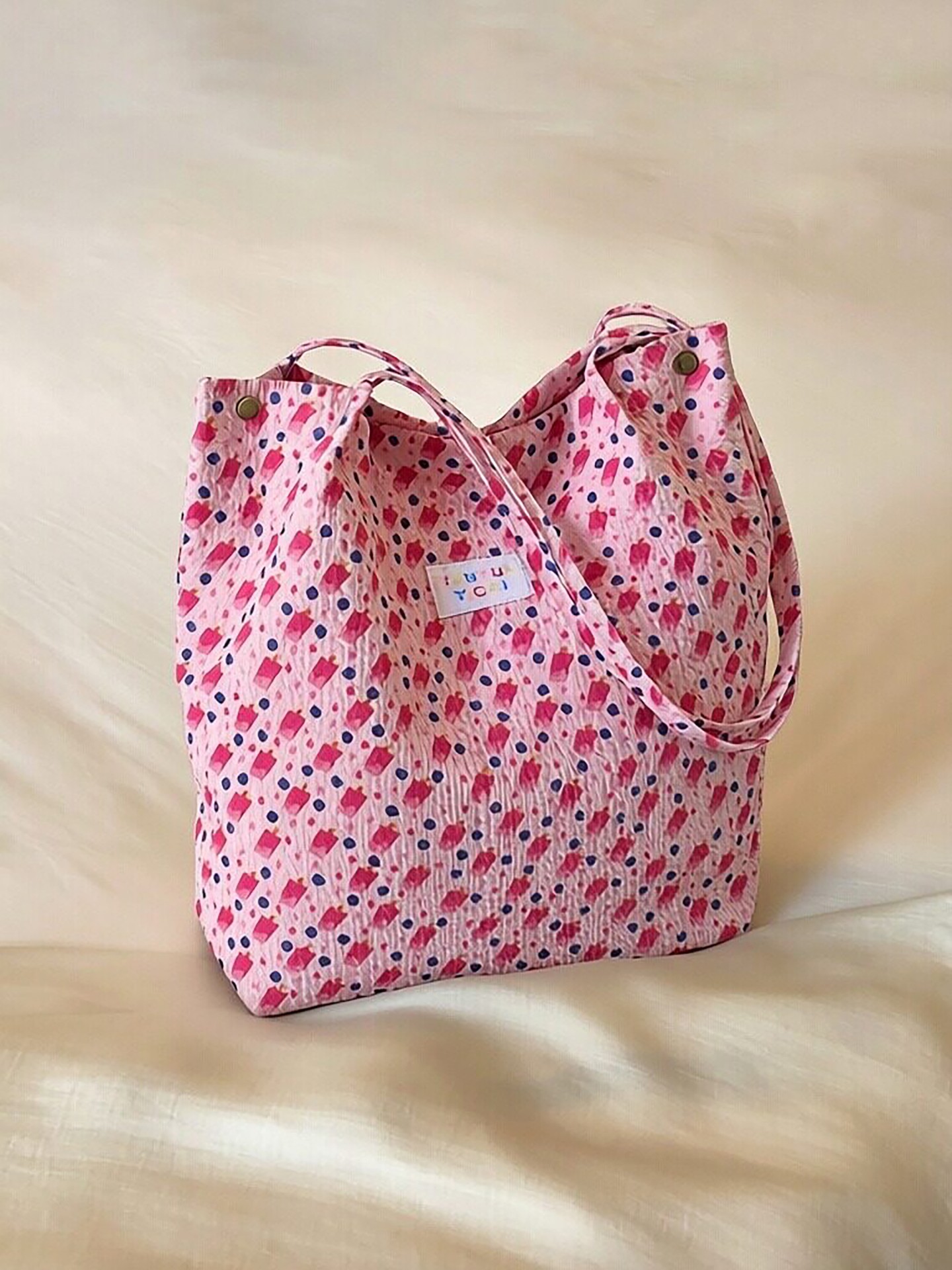 Patched Shoulder Bag