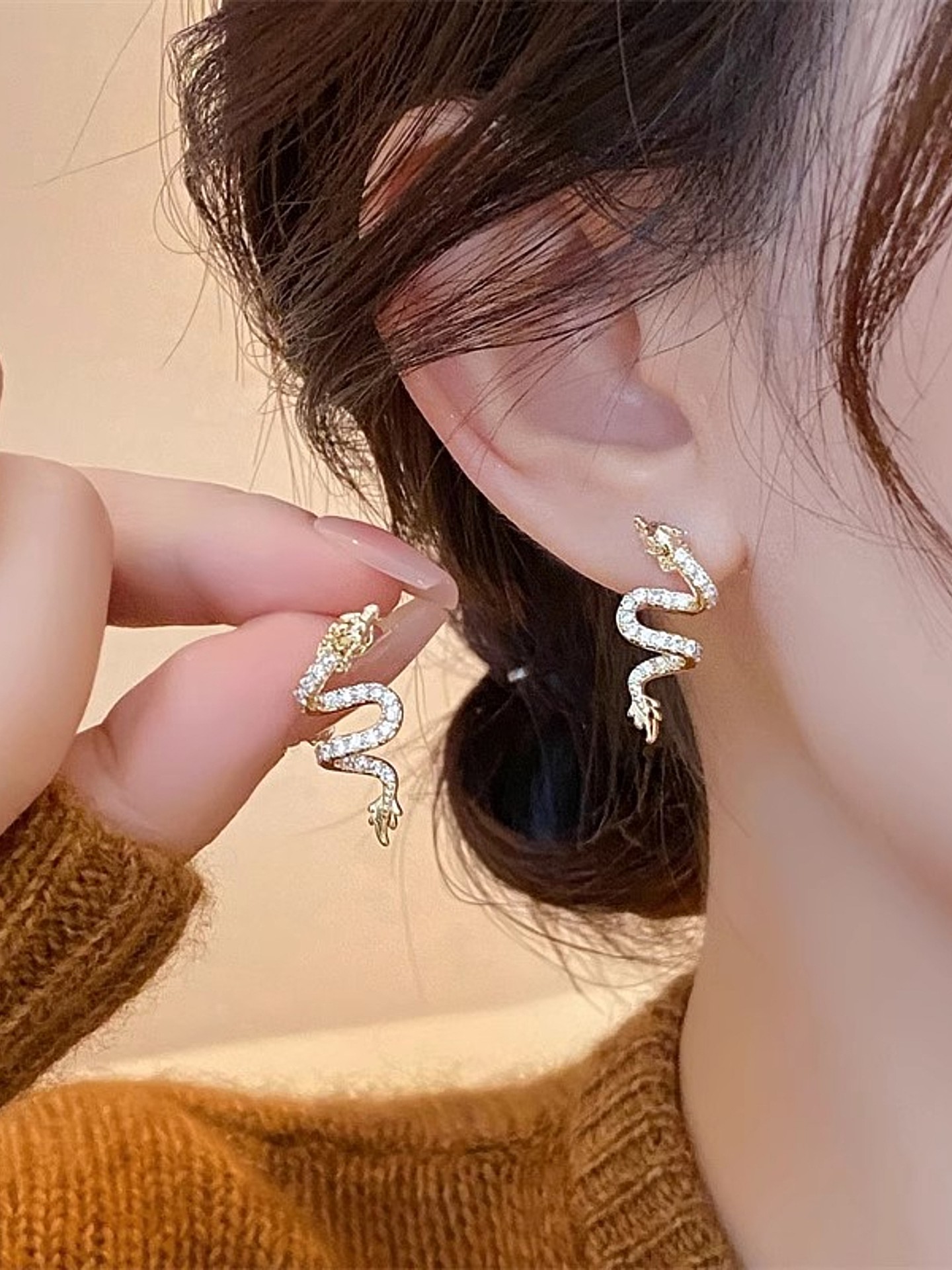 Animal Print Artificial Jewellery - Stud
