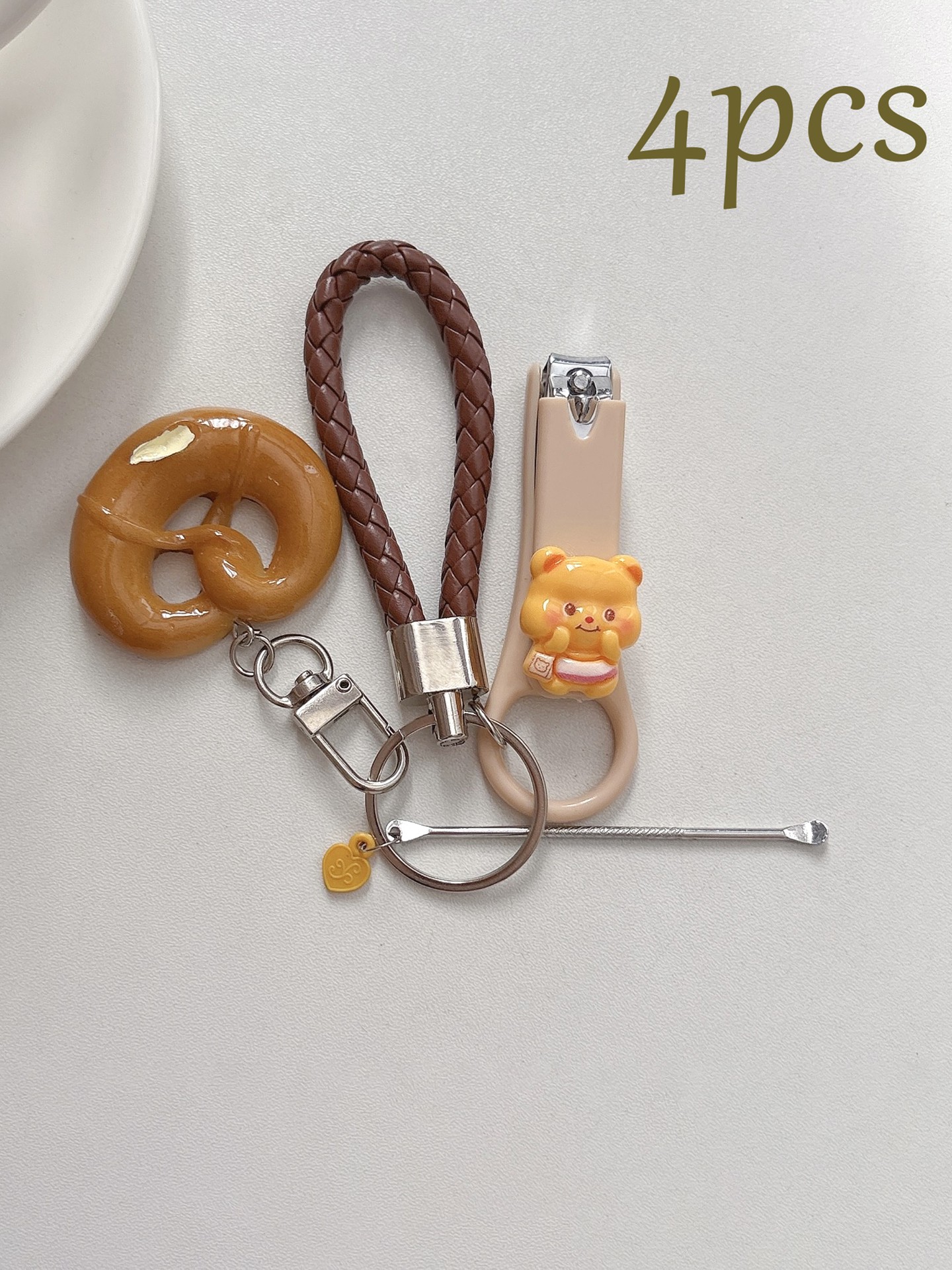 1set(4pcs) 3D-animal Nail Cutter