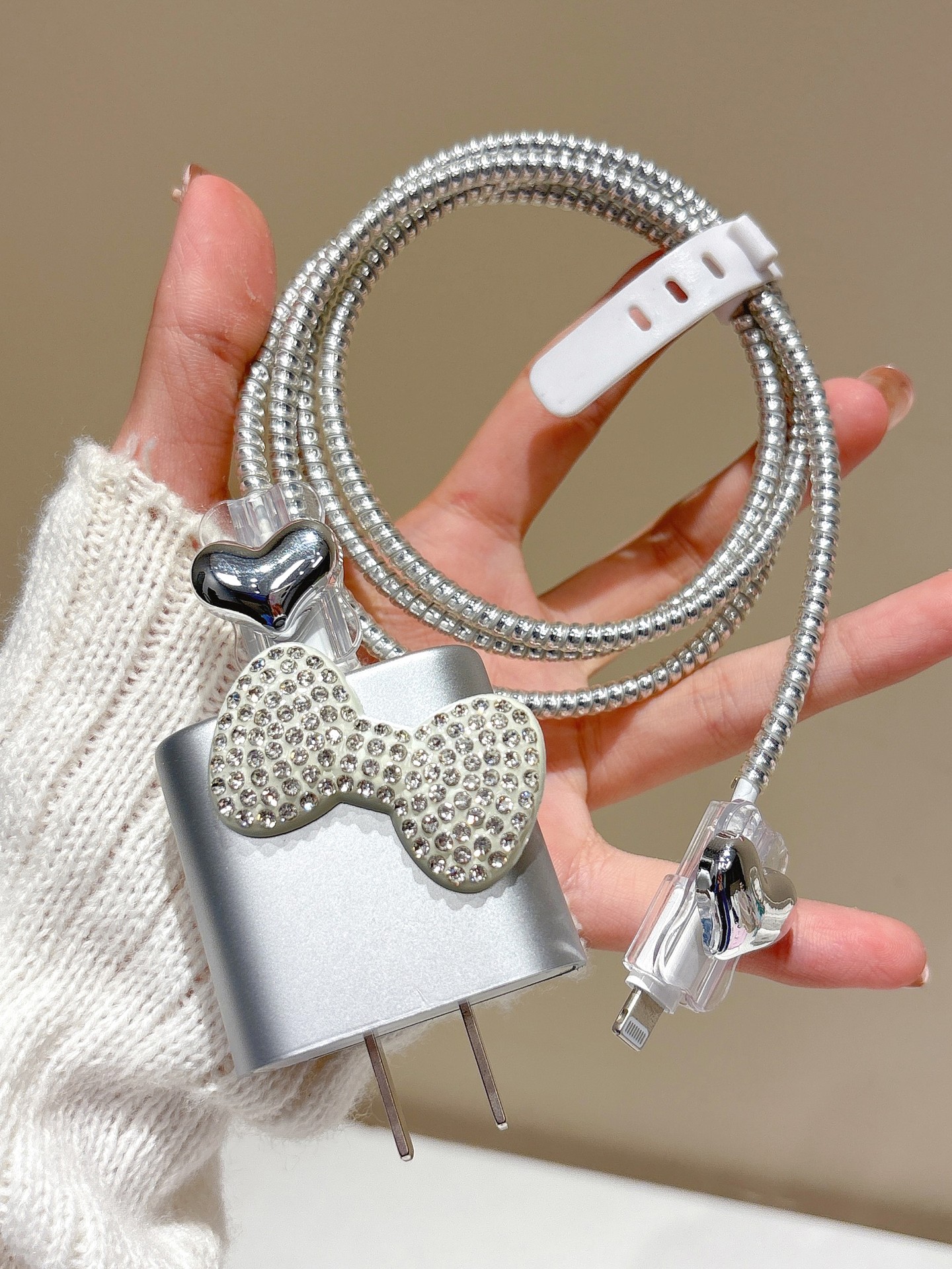 Rhinestone Data Cable Accessories