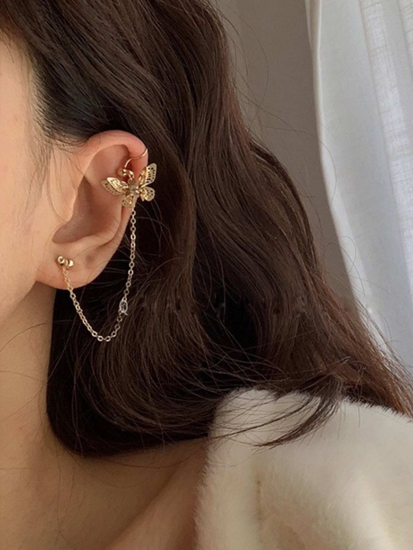 Butterfly Artificial Jewellery -Ear Cuff