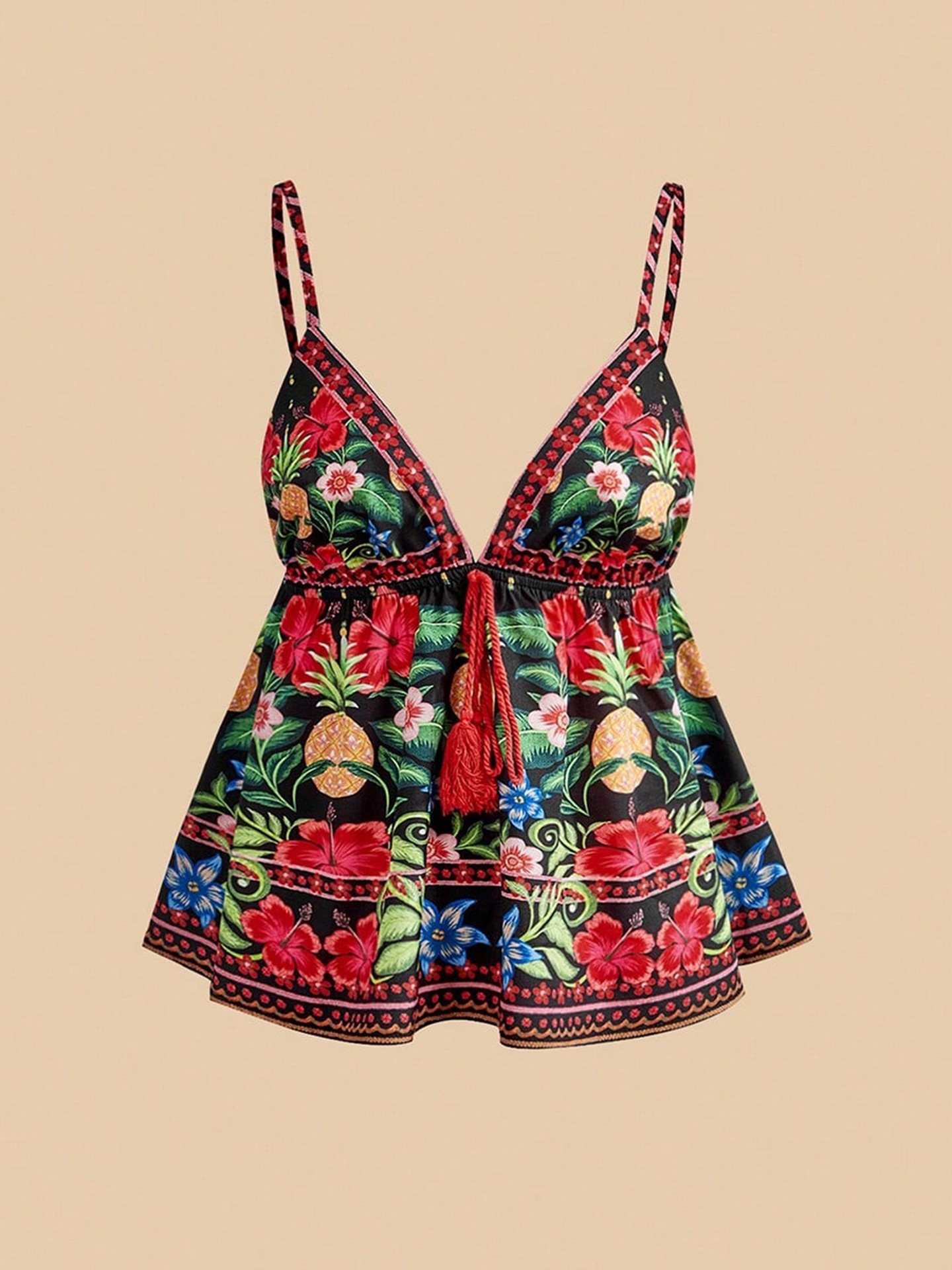 Tasseled Cami Top