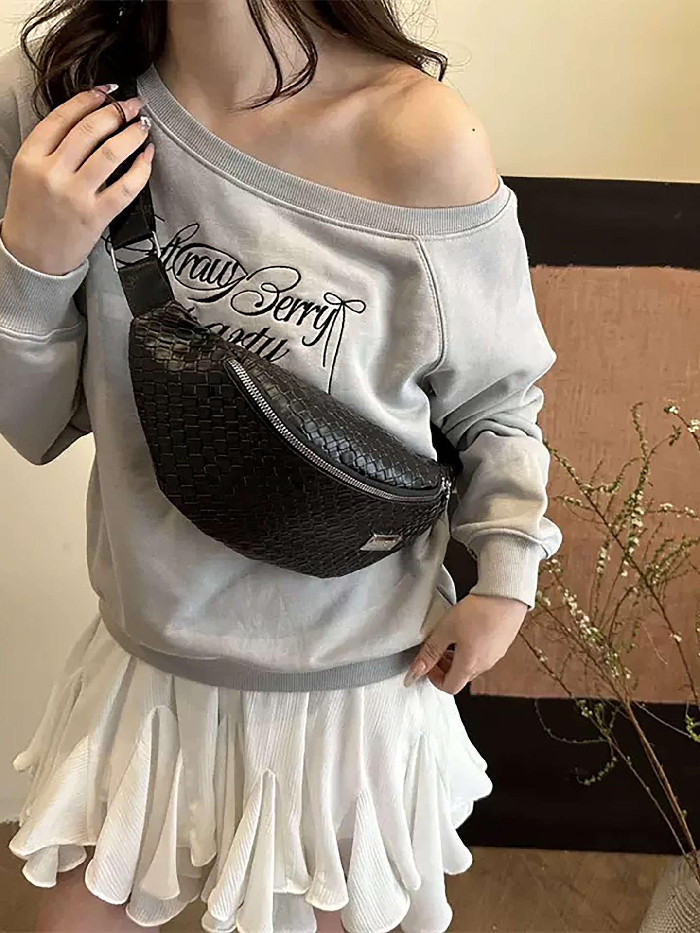 Plaid Waist Bag
