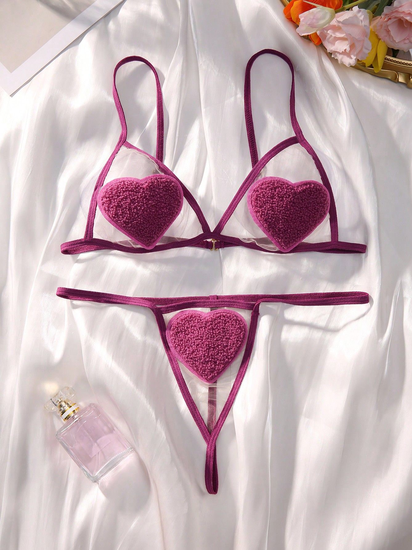 Embroidered Bra & Panty Set