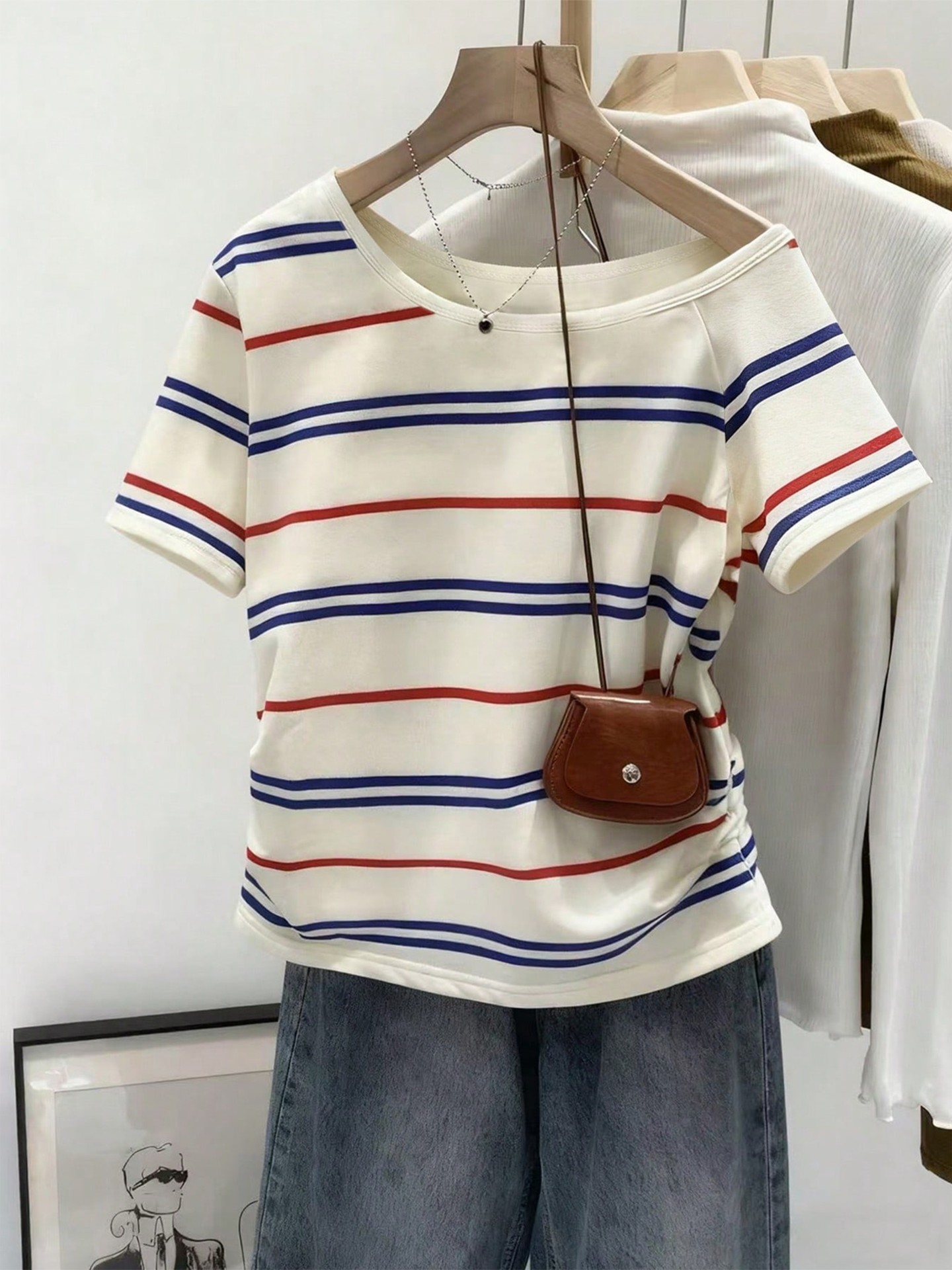Stripe Pullover T-Shirt