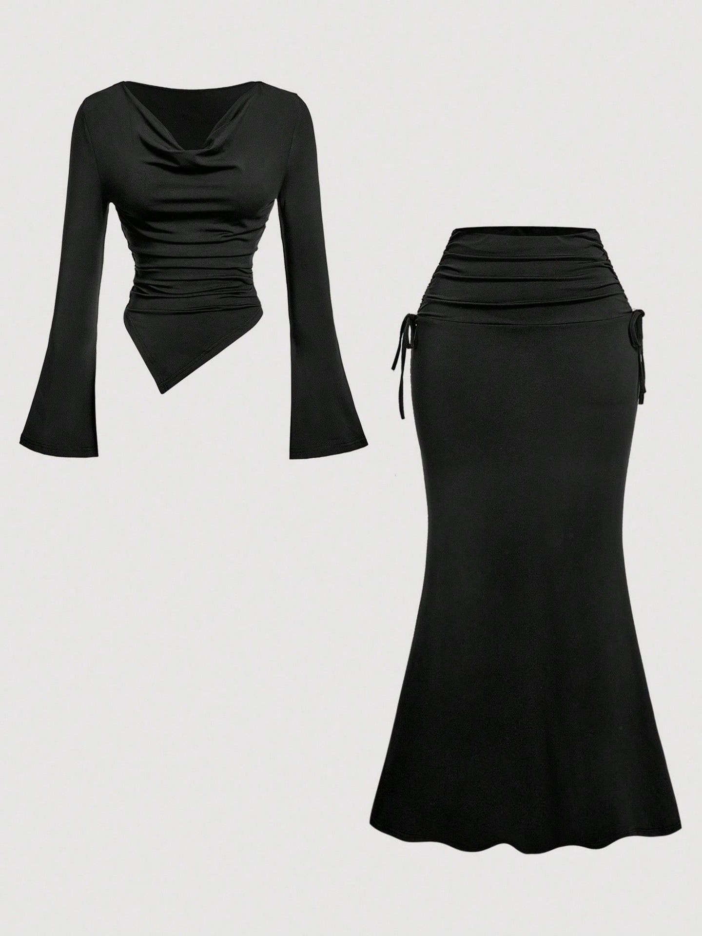 Winter Collection Draped Co-ord Set