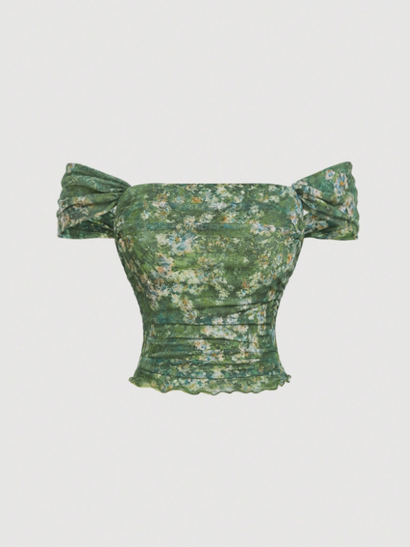Monet Garden Watercolour Top