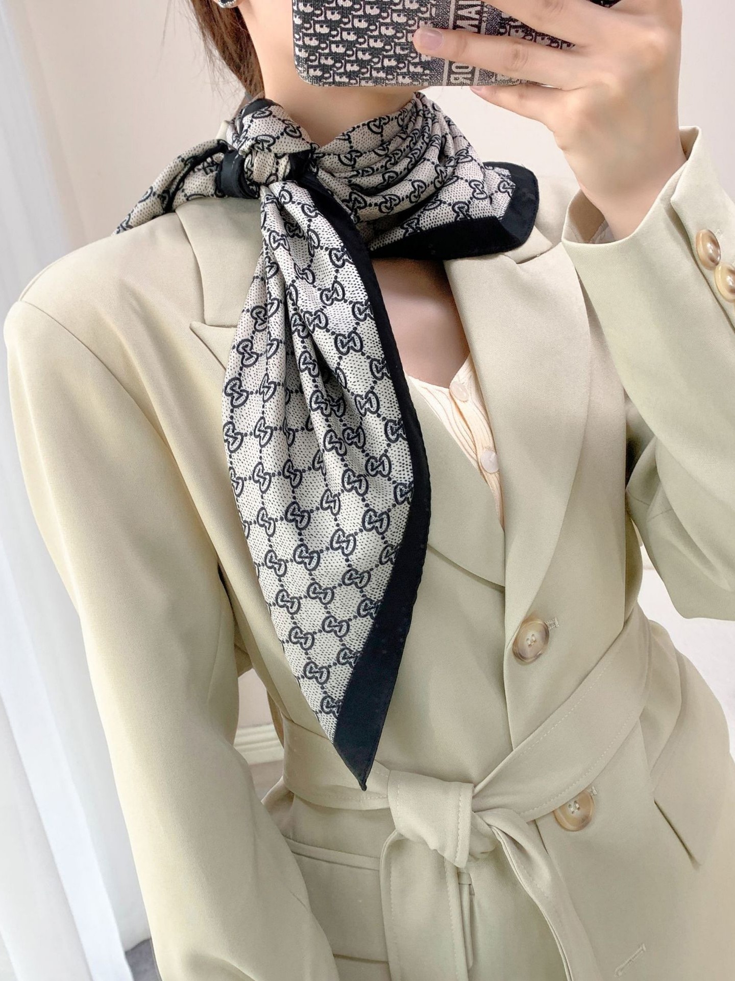 Monogram Scarf