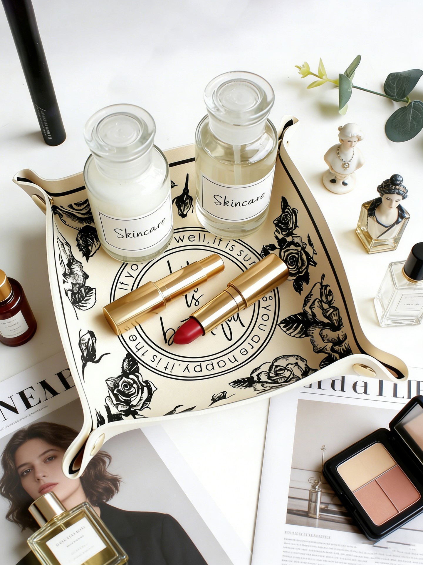 Flowers Makeup Box