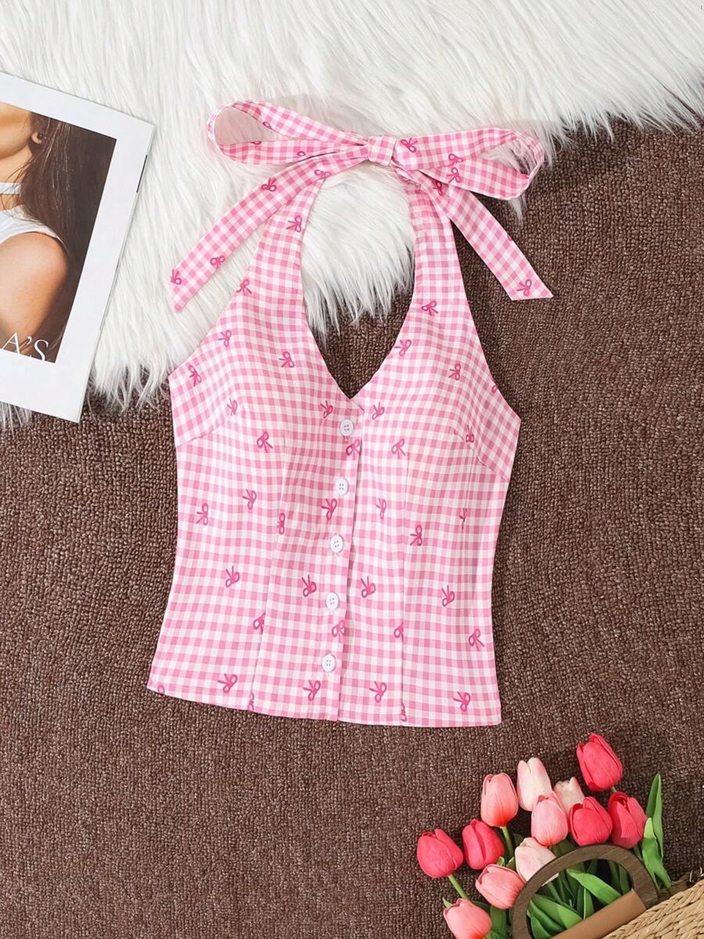 Smocked Halter Top