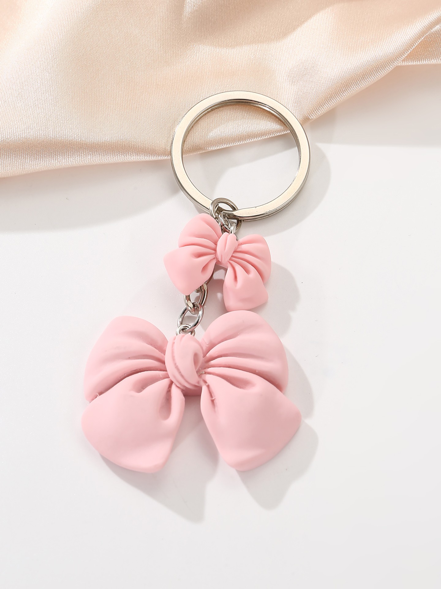Double Bow Bag Charm