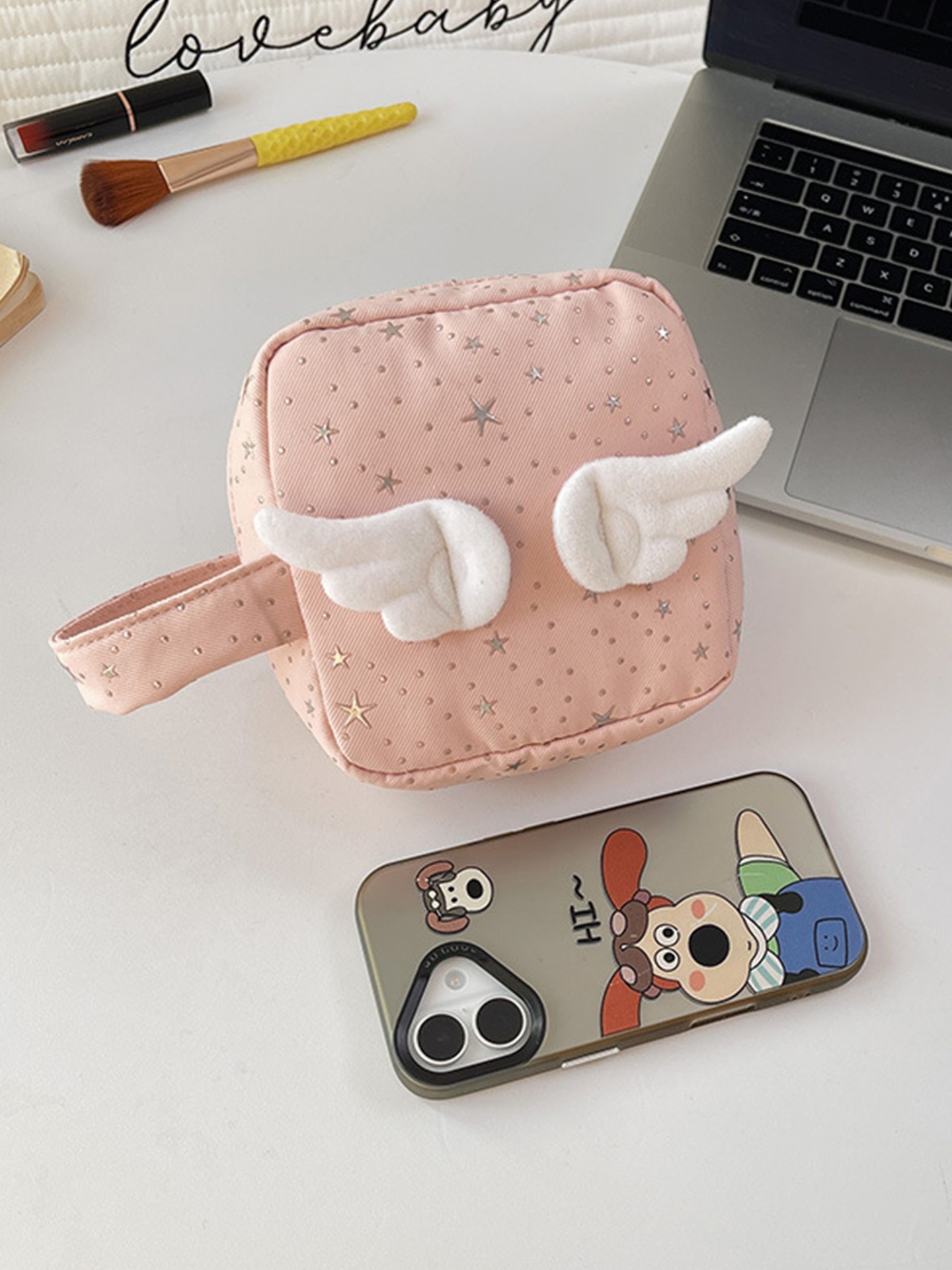 Wings Makeup Pouch
