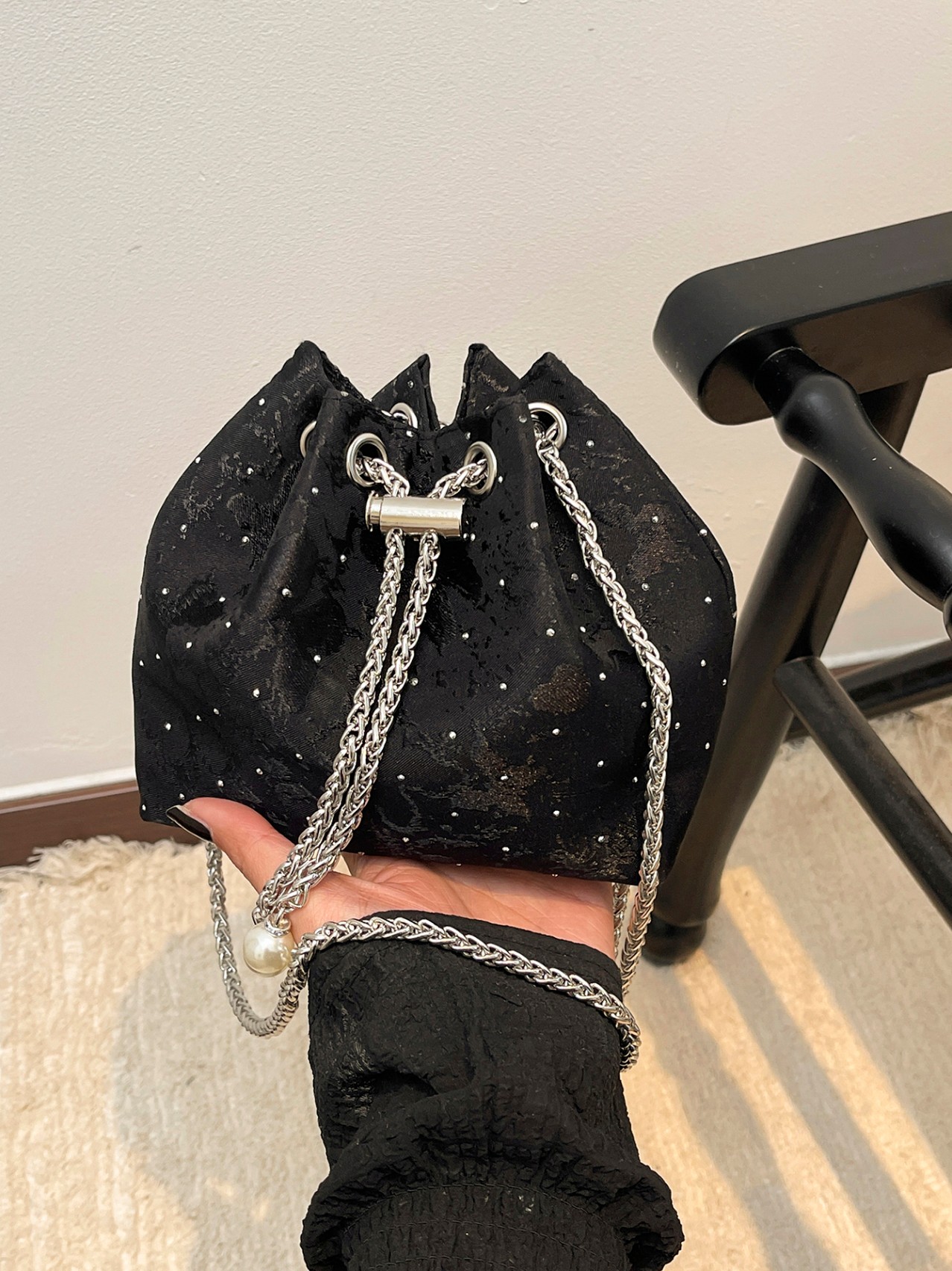 Rhinestone Shoulder Bag