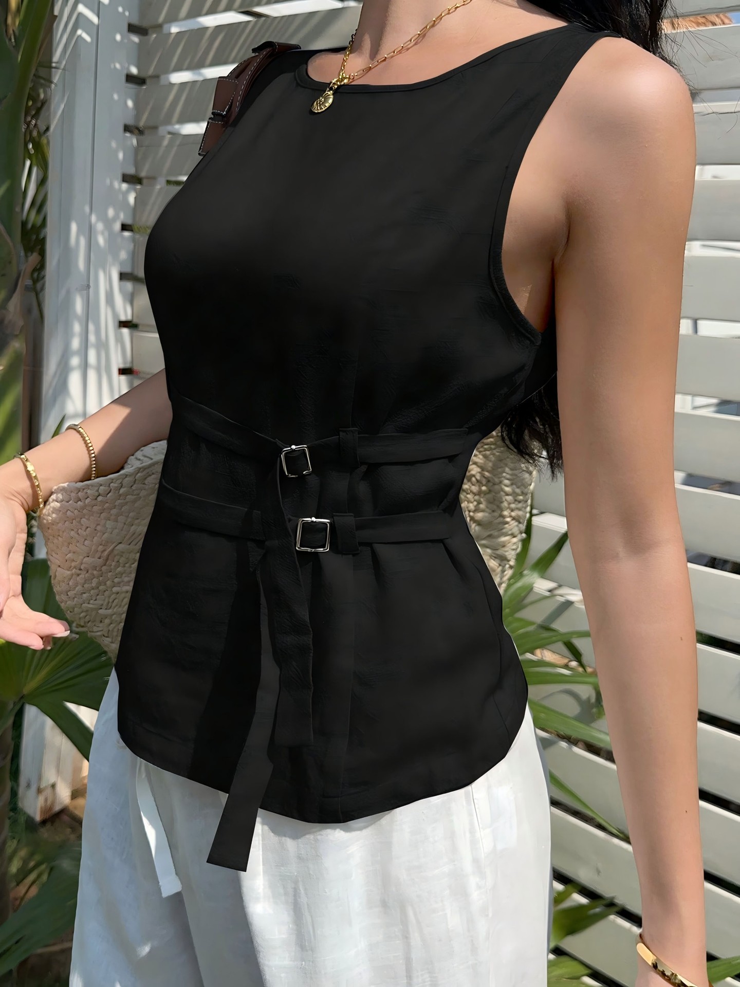 Belted Tank Top