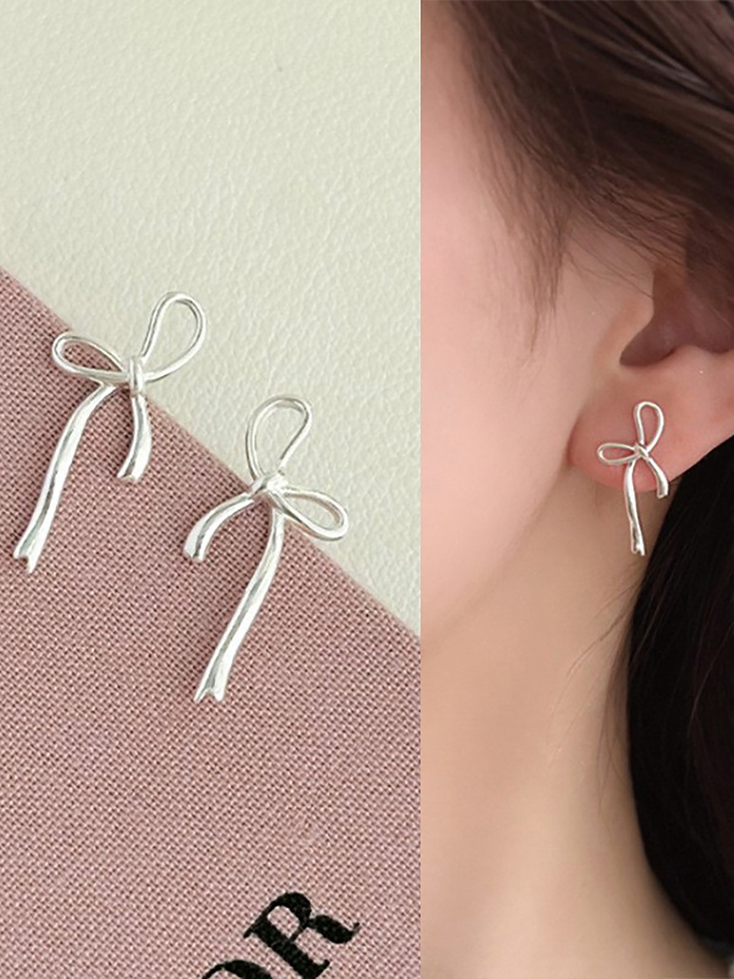 Bow Stud Earrings