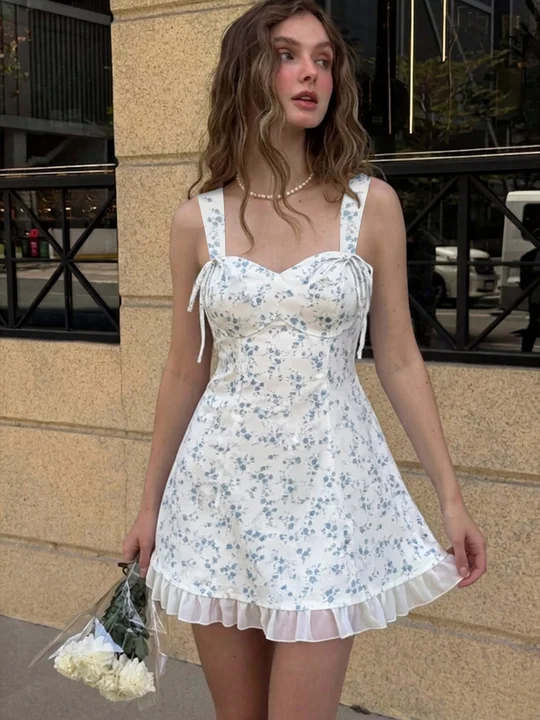 spring long dress Amoris T718 Floral Print Formal Evening Prom Size:One Size pink and green floral New Release 25th October 2023 Vestido De Zara Lentejuelas
