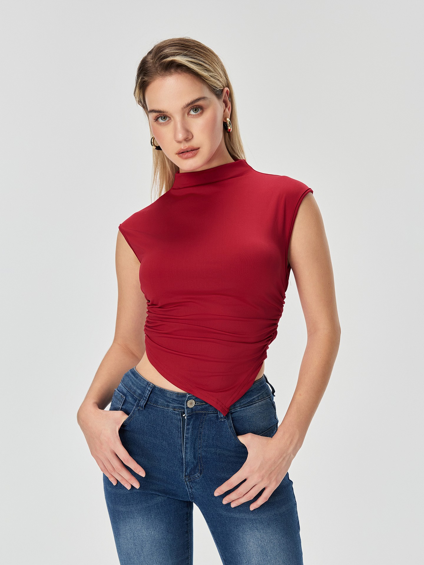 Gathered Tank Top
