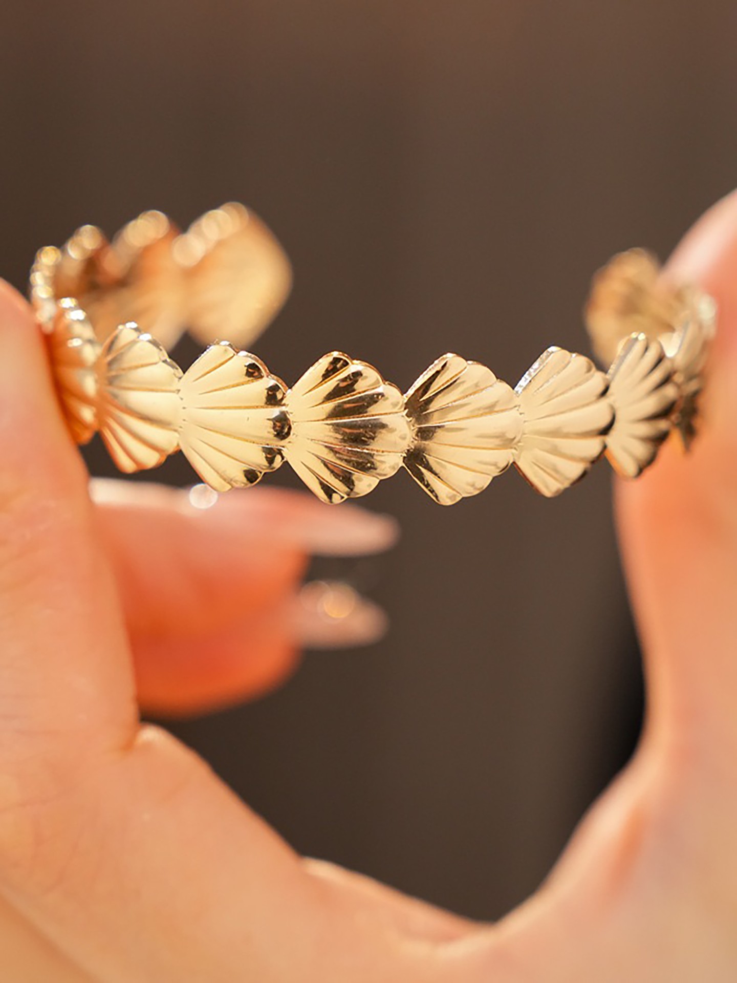 Shell Bangle Bracelets