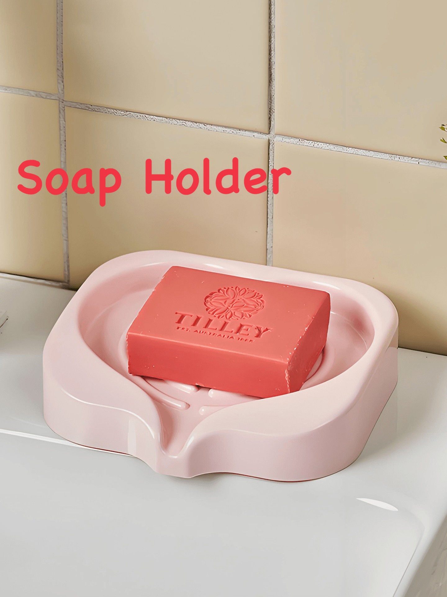 Heart Drainage Soap Tray