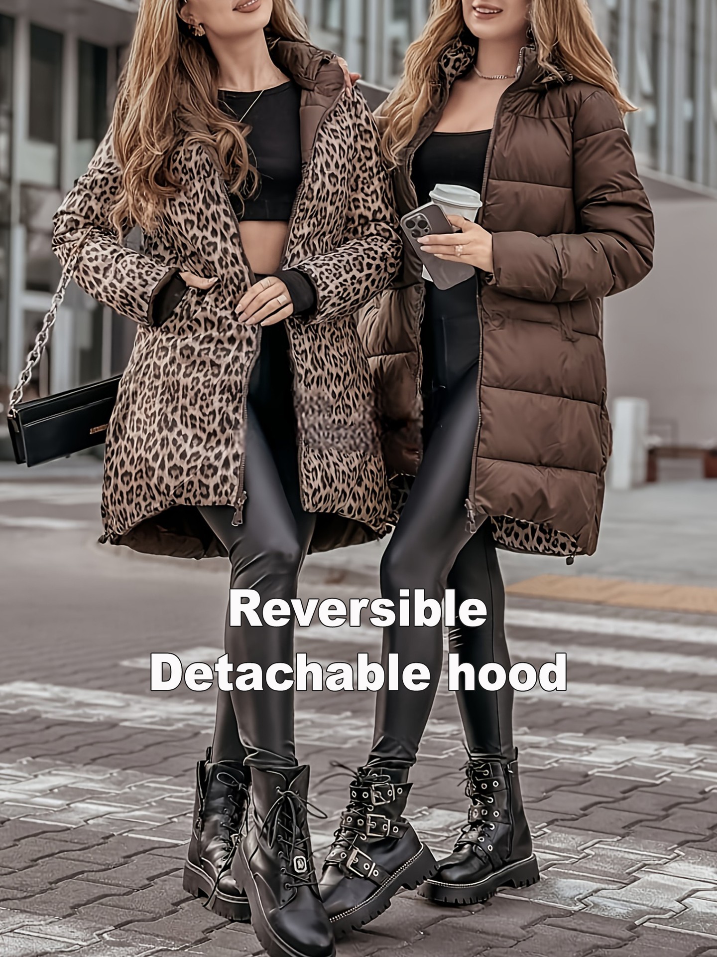Detachable Puffer Coat