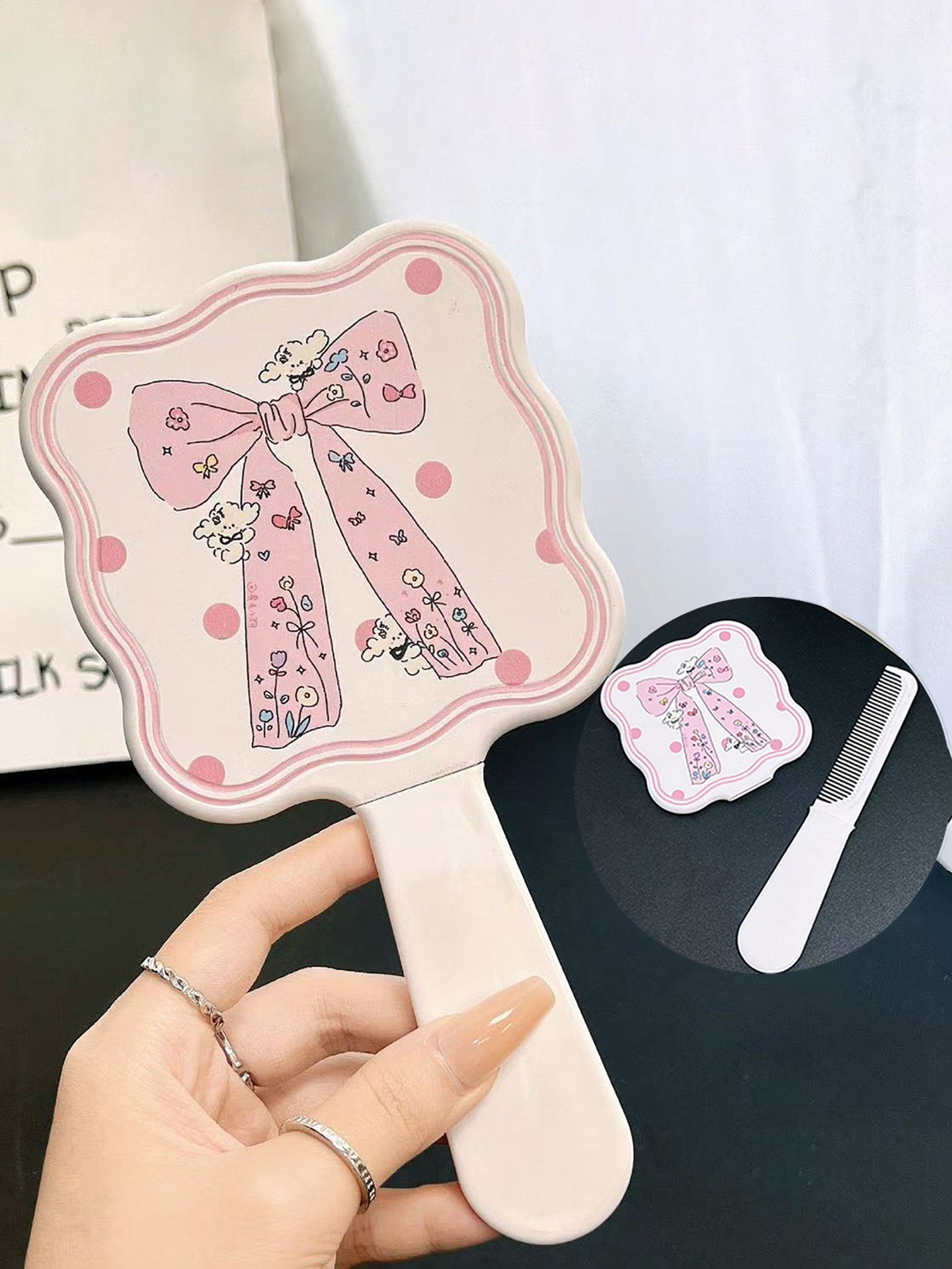 Cute Muti-Function Makeup Mirror