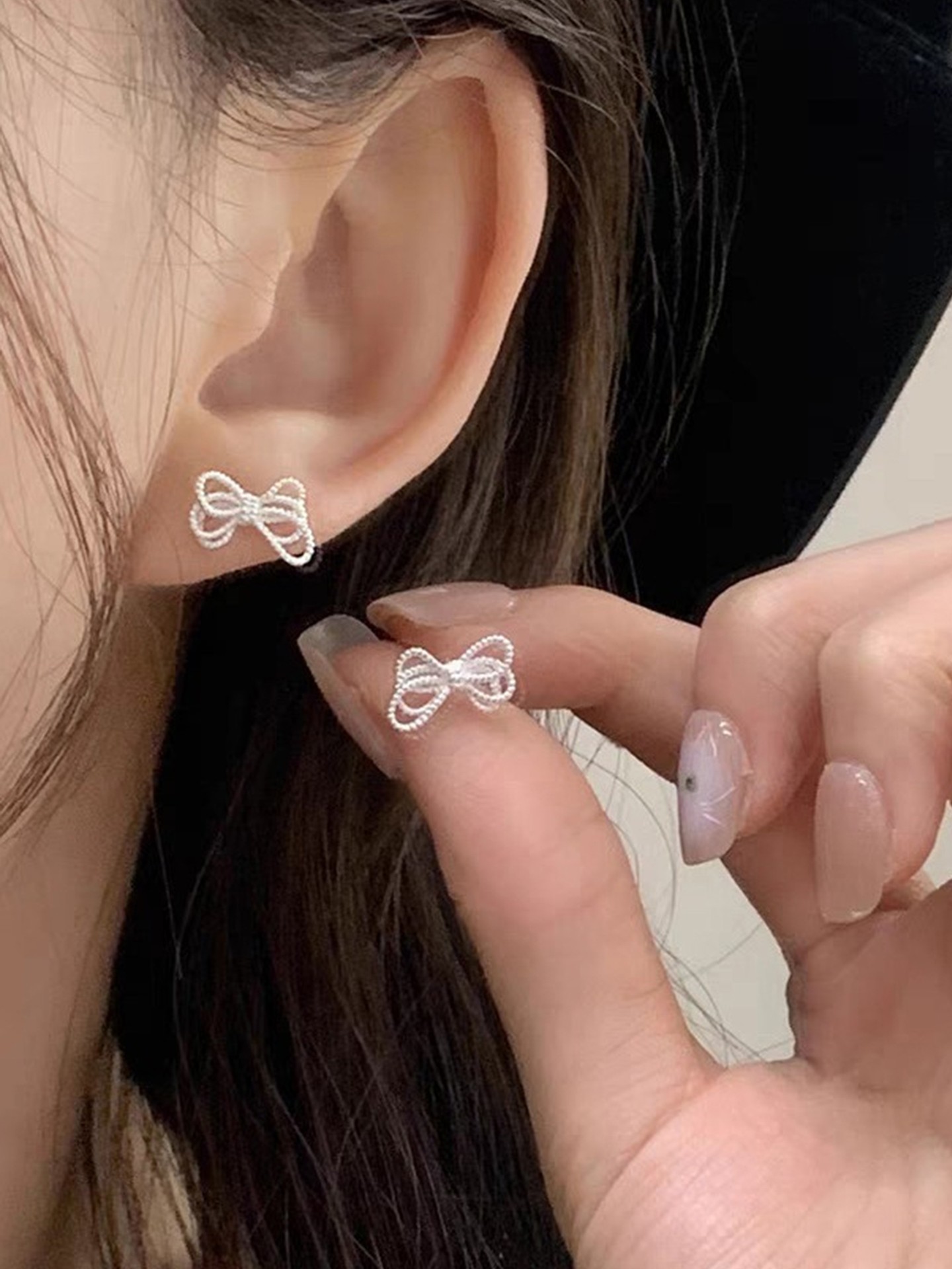 Bow Artificial Jewellery - Stud