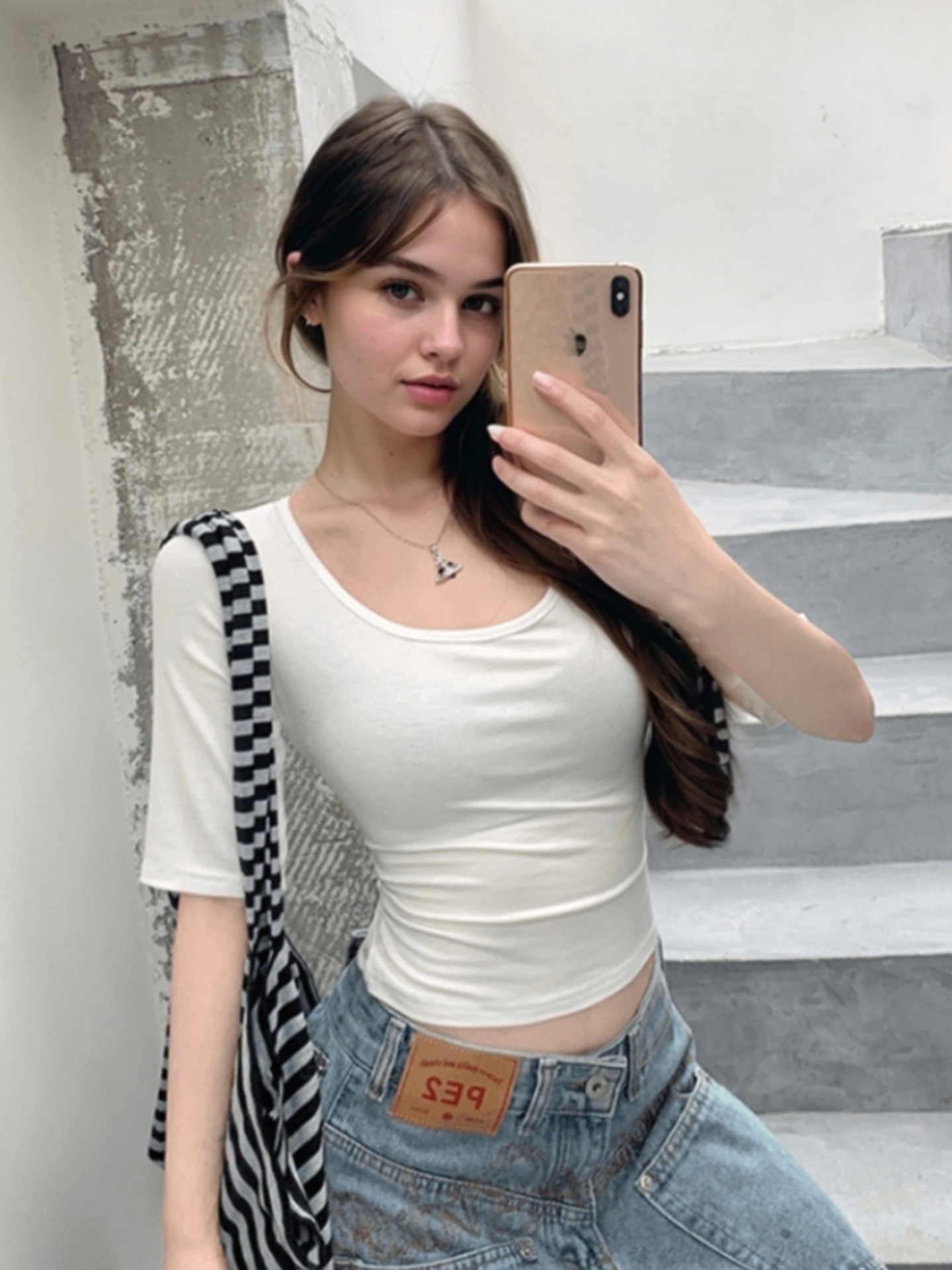 Slim Fit Basic Pullover T-Shirt