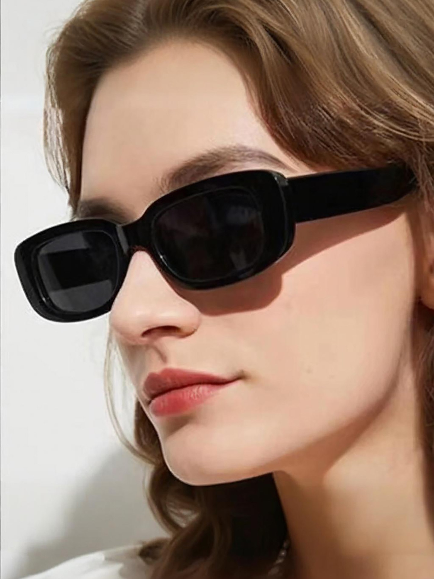 Solid Retro Sunglasses