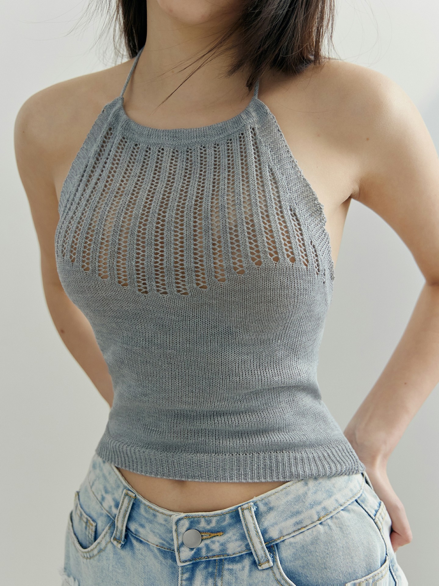Openwork Knit Top