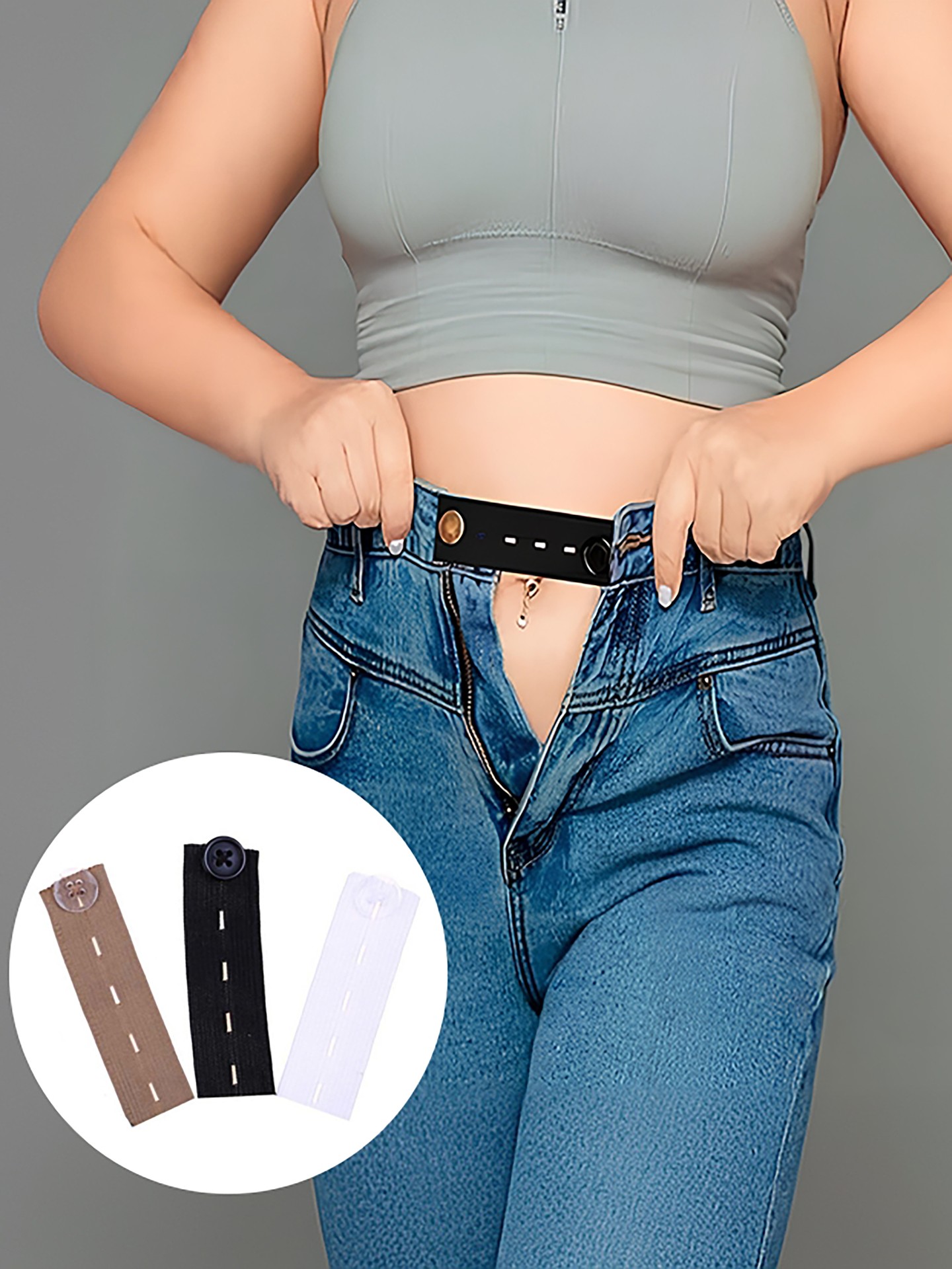 3Pcs Adjustable Buckle Clothing adjuster