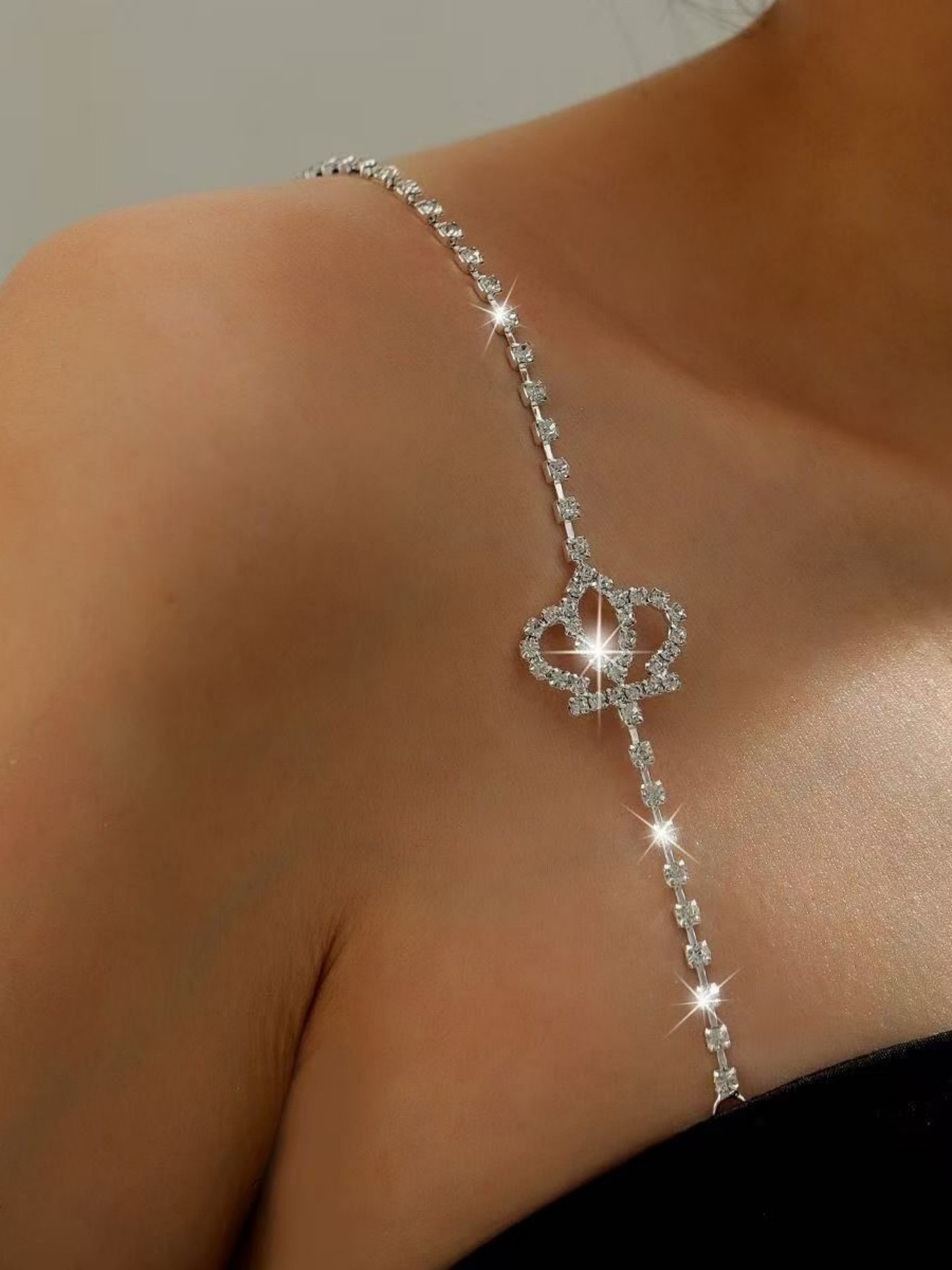 Rhinestone Bra Strap