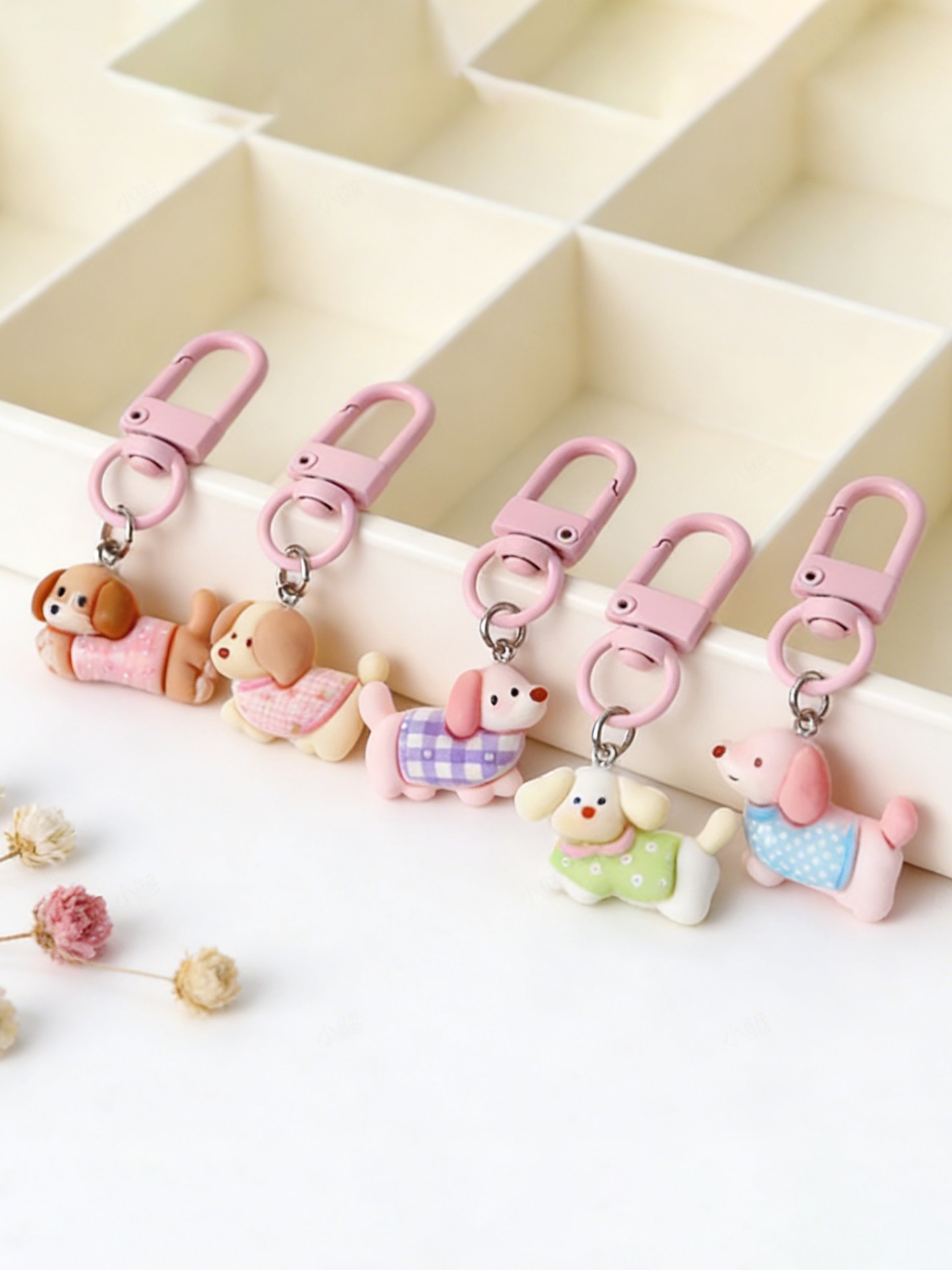 5Pcs Animal Bag Charm