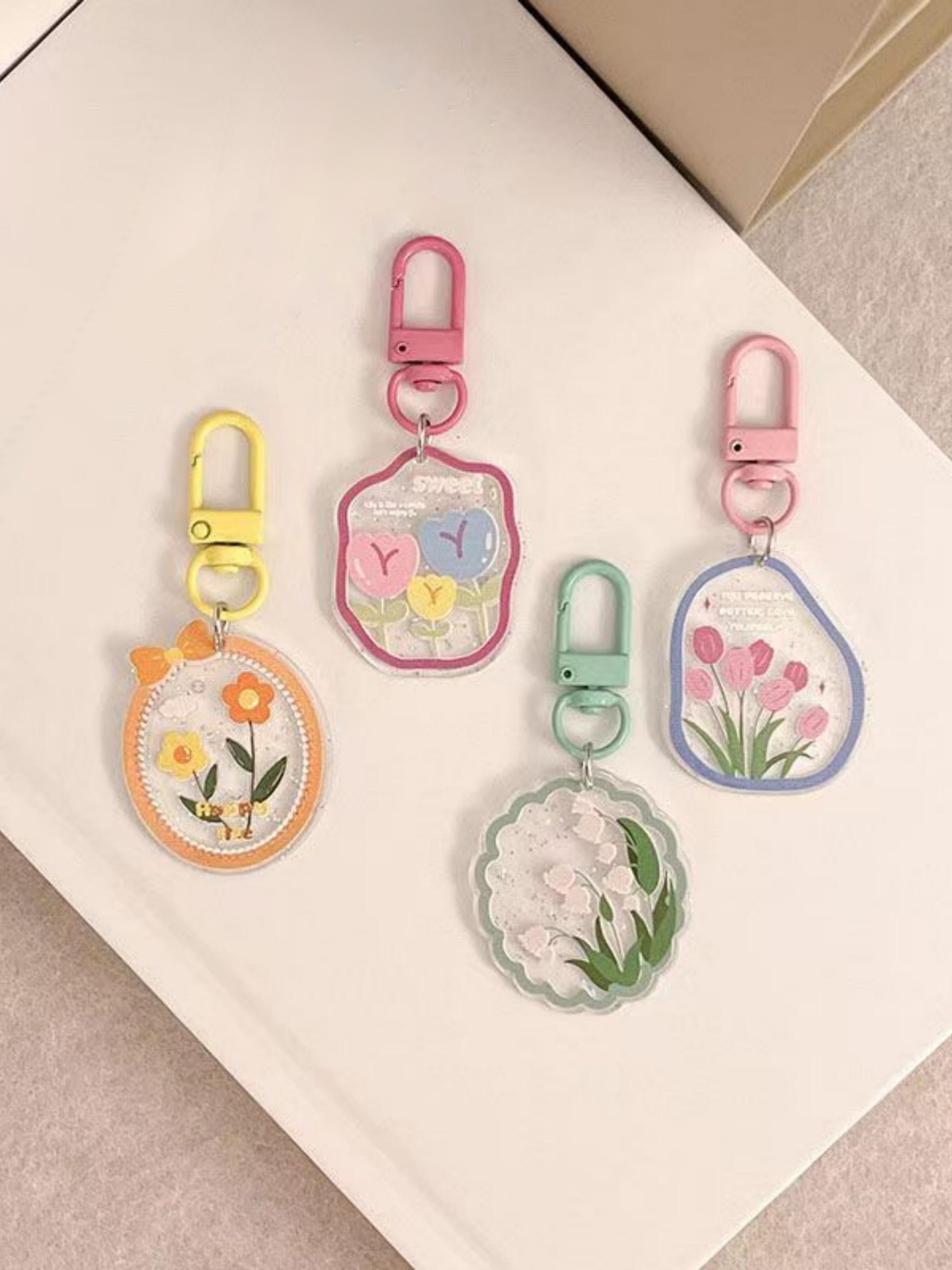4Pcs Bag Charm