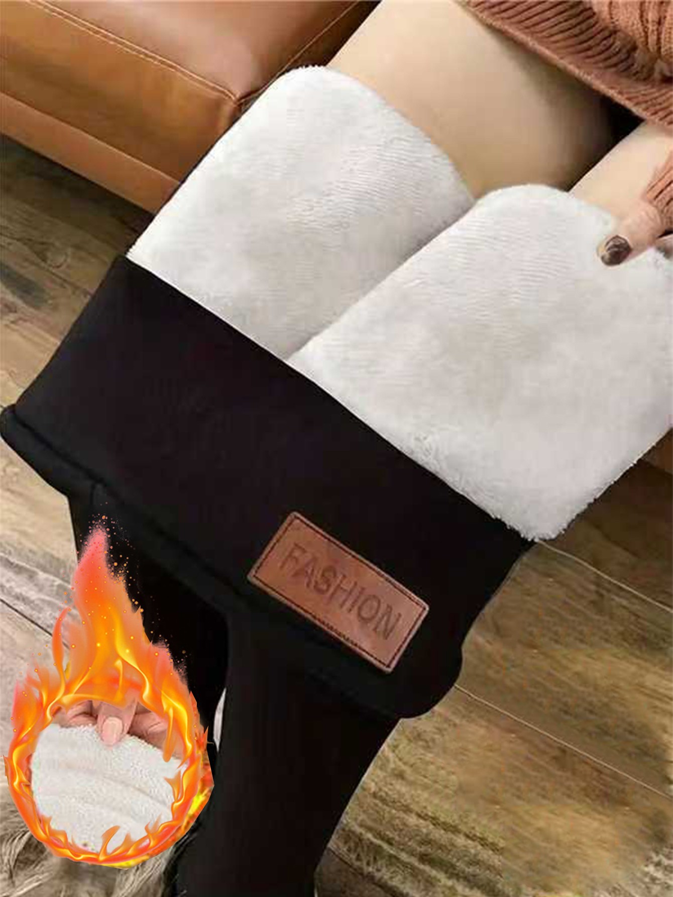 Winter-Ready Fleece-Lined Skinny Leggings