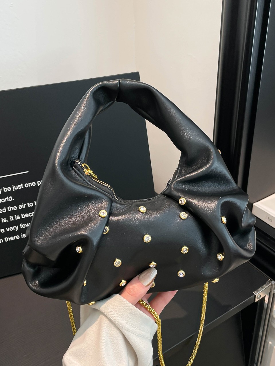 Diamond Top Handle Bags