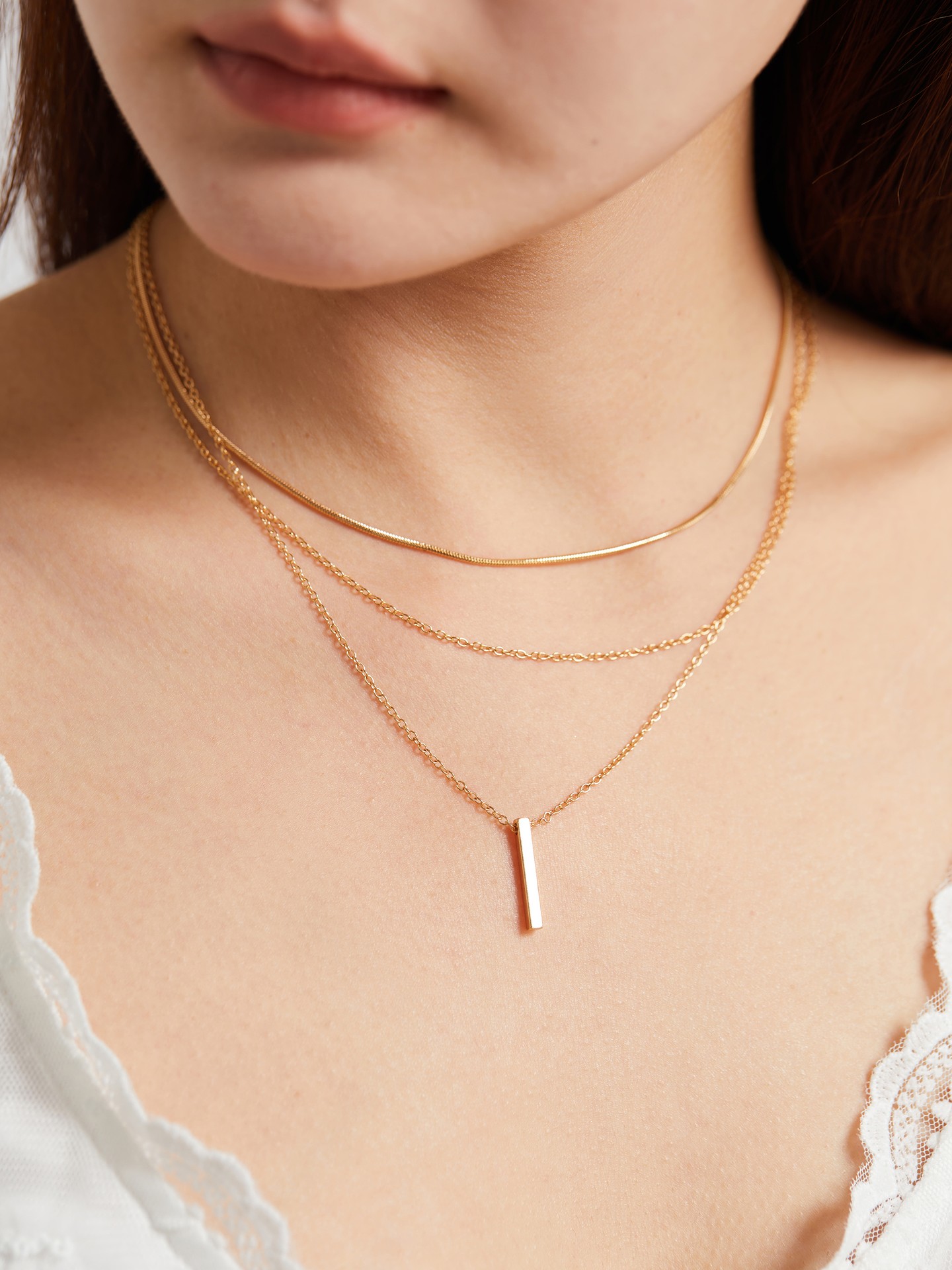 Layered Pendant Necklace