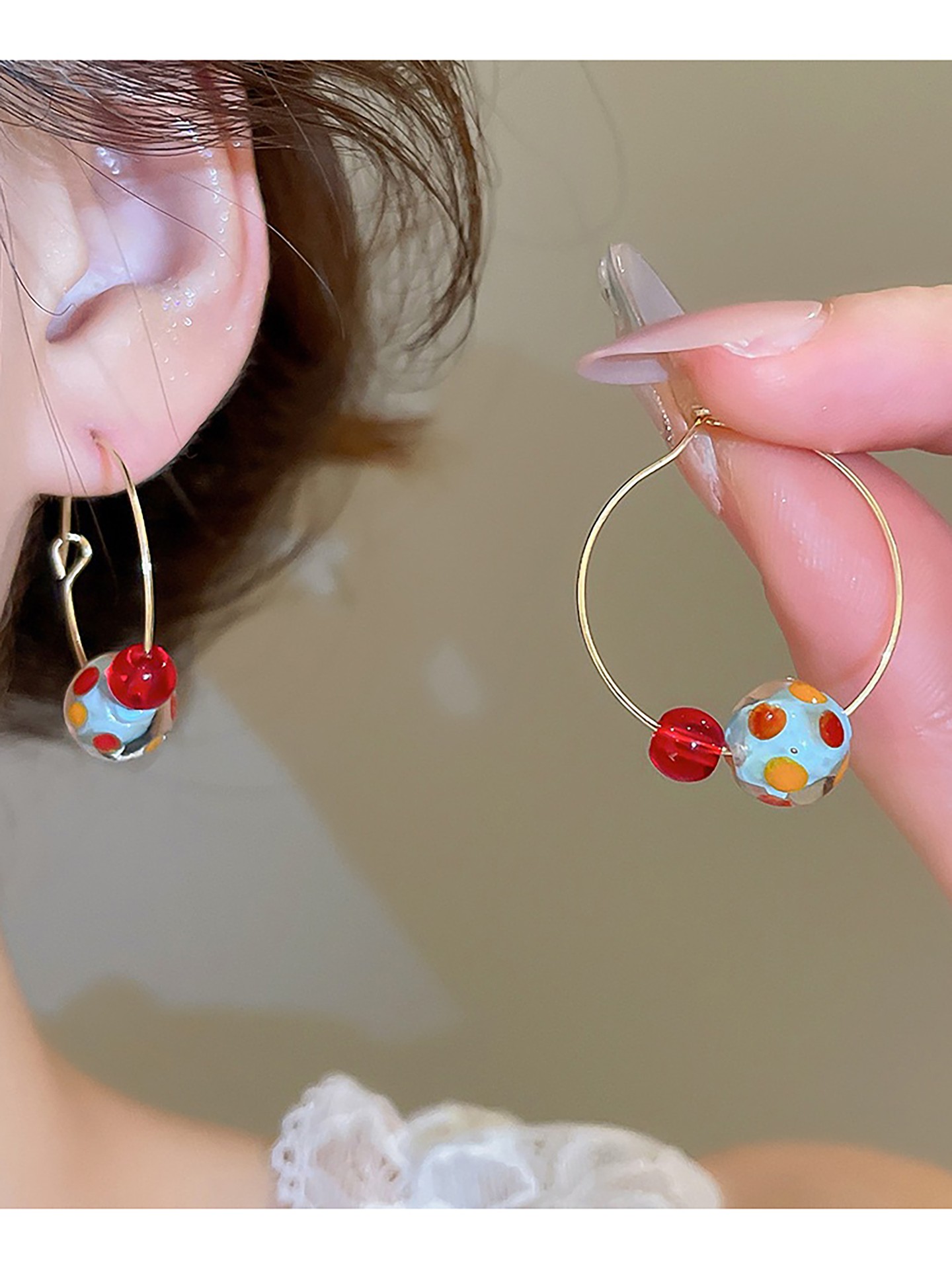 Ball Artificial Jewellery - Hoop