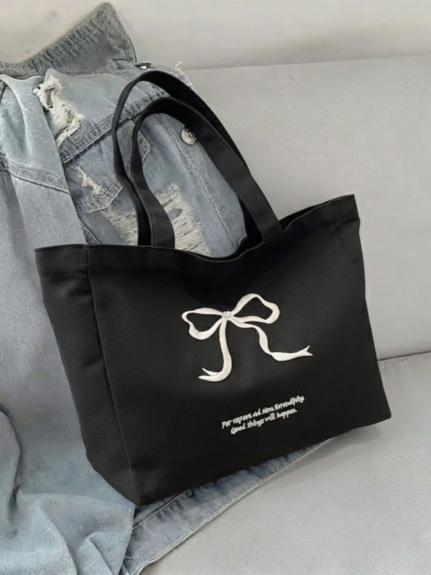 Embroidery Totes Bag