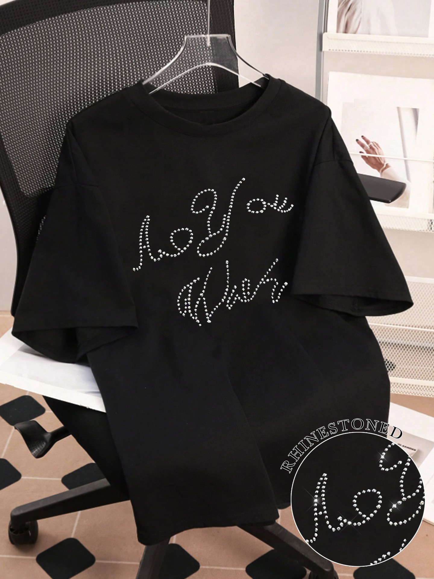 Beaded Pullover T-Shirt