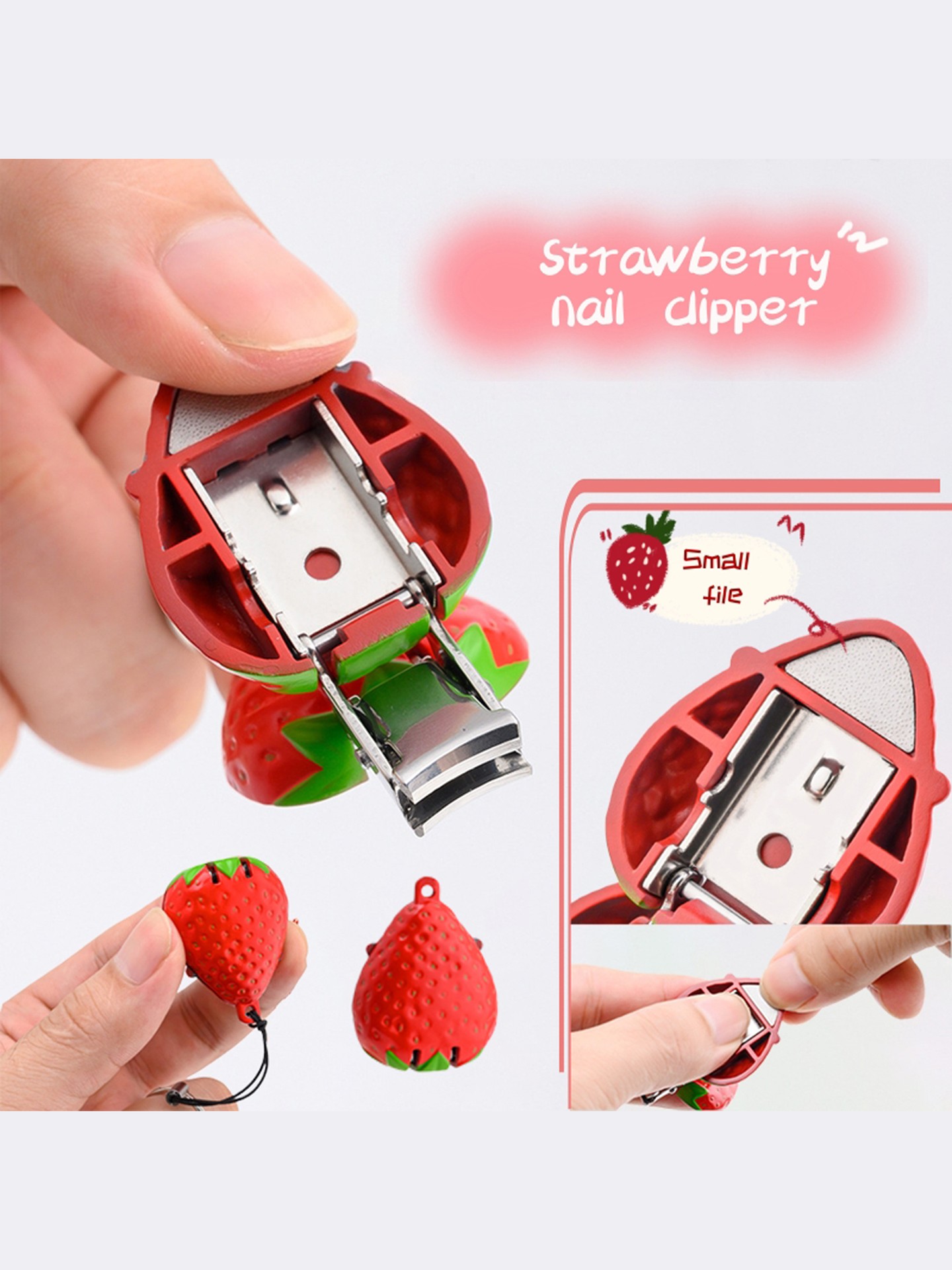 Strawberry Nail Cutter