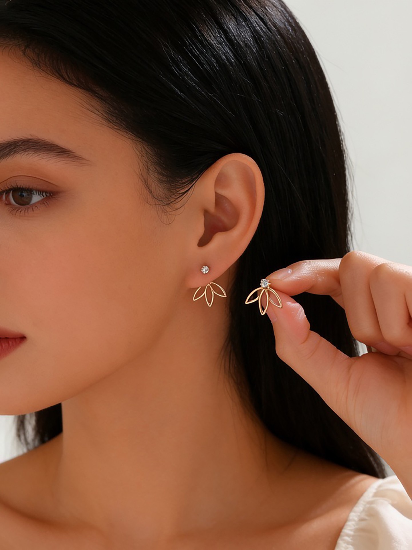 Plant Stud Earrings