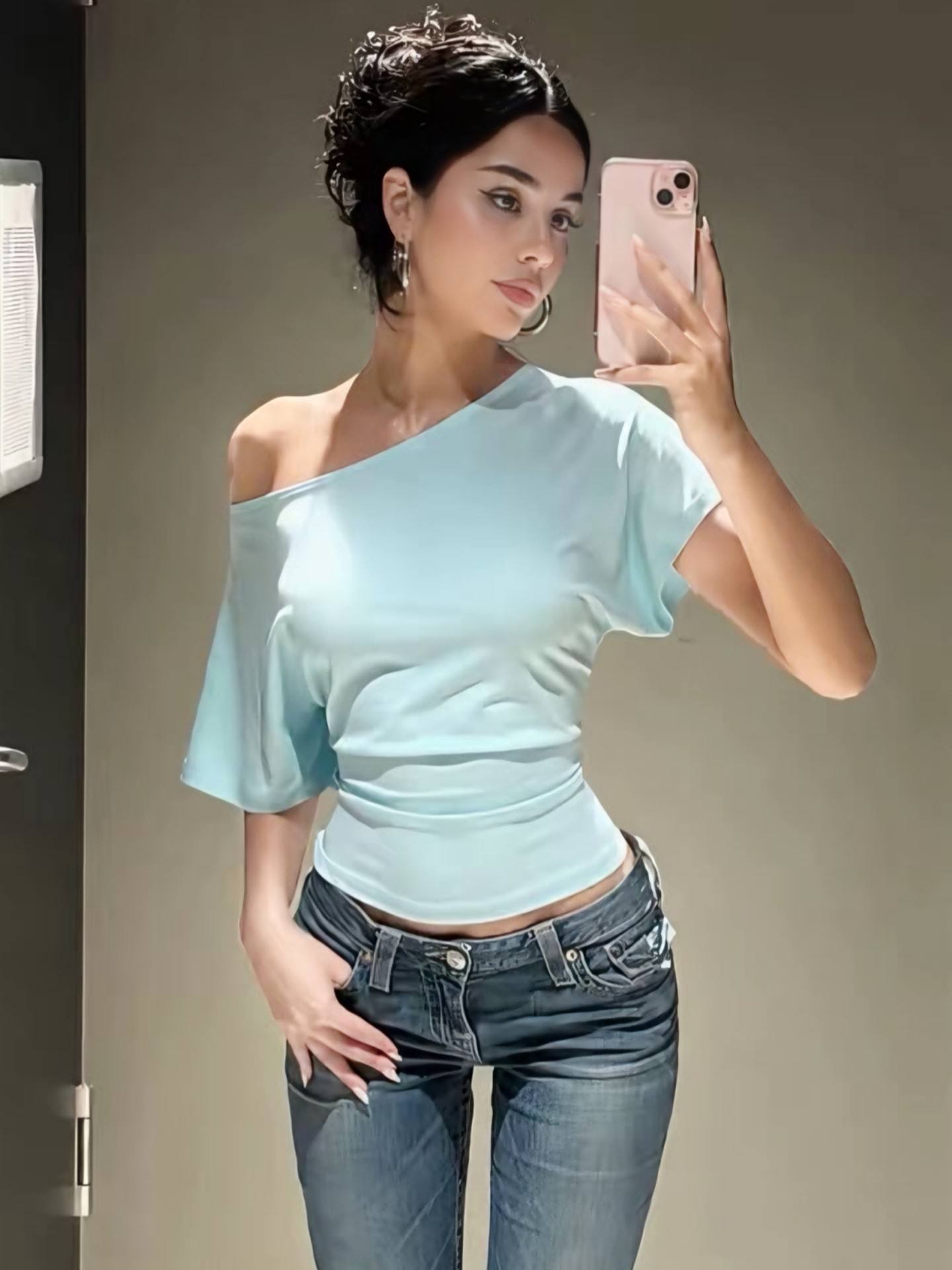 Belted Pullover T-Shirt