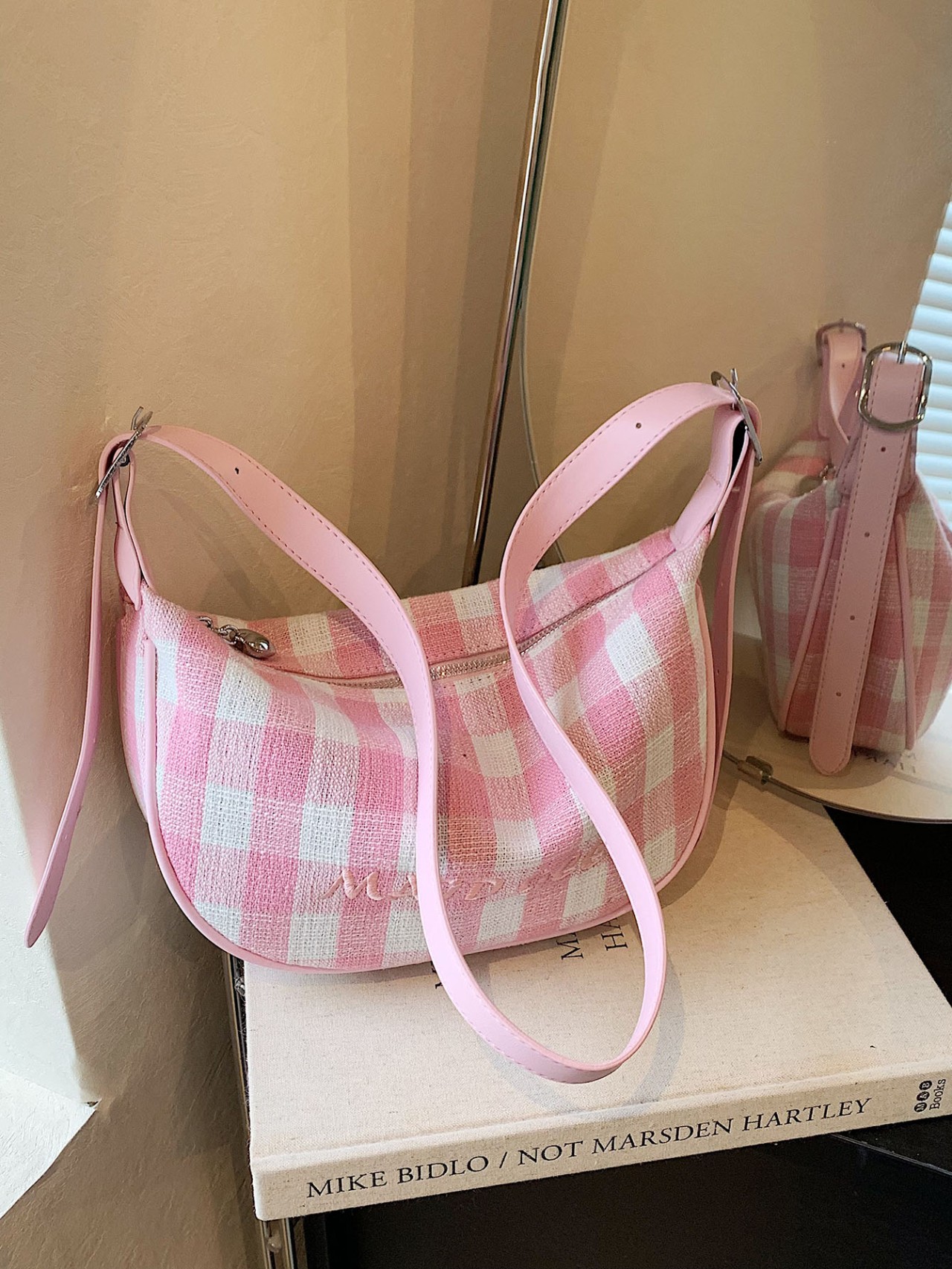 Adjustable Buckle Crossbody Bag