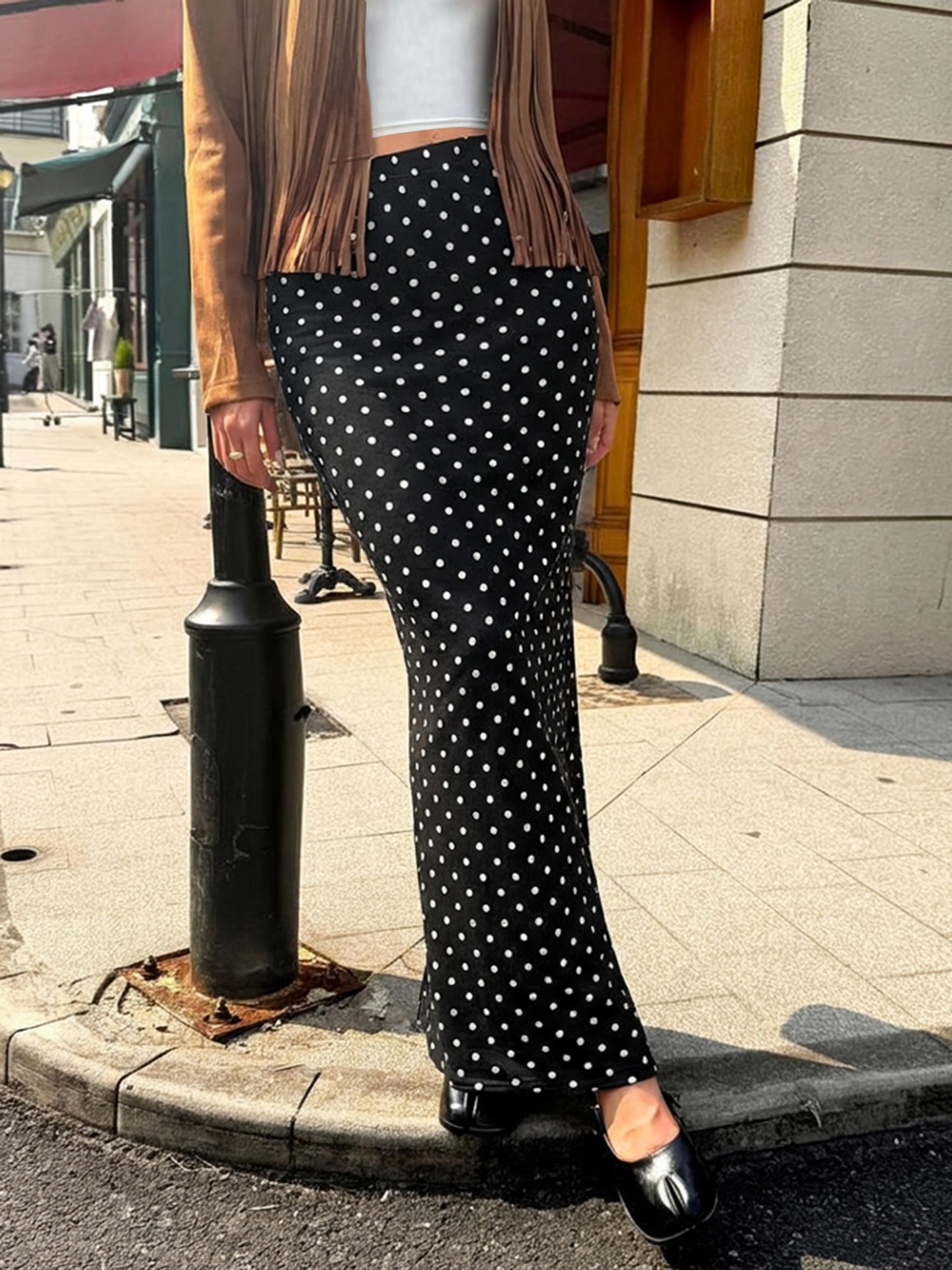 Polka Dot Mermaid Skirt