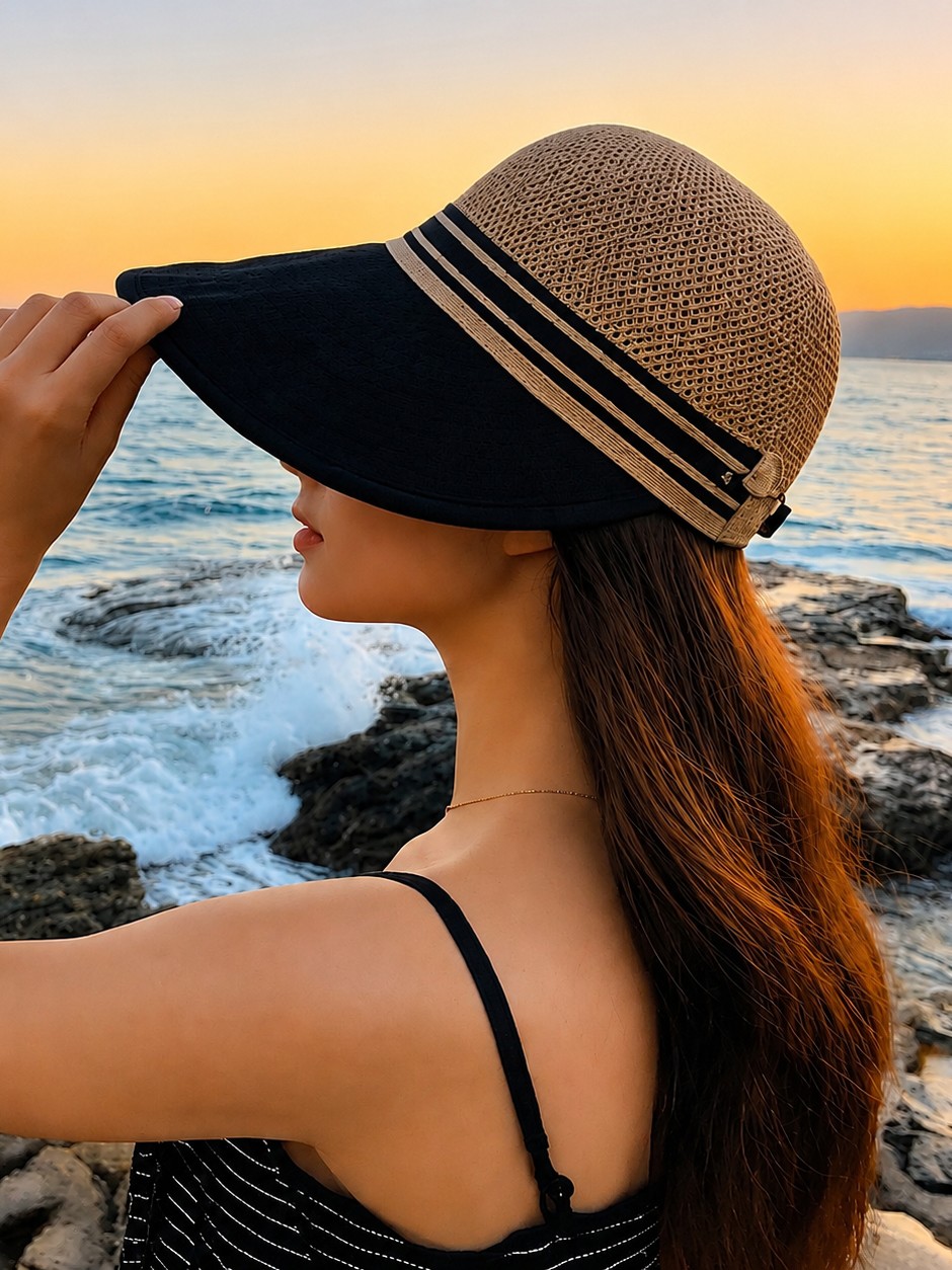Button Visor Hat