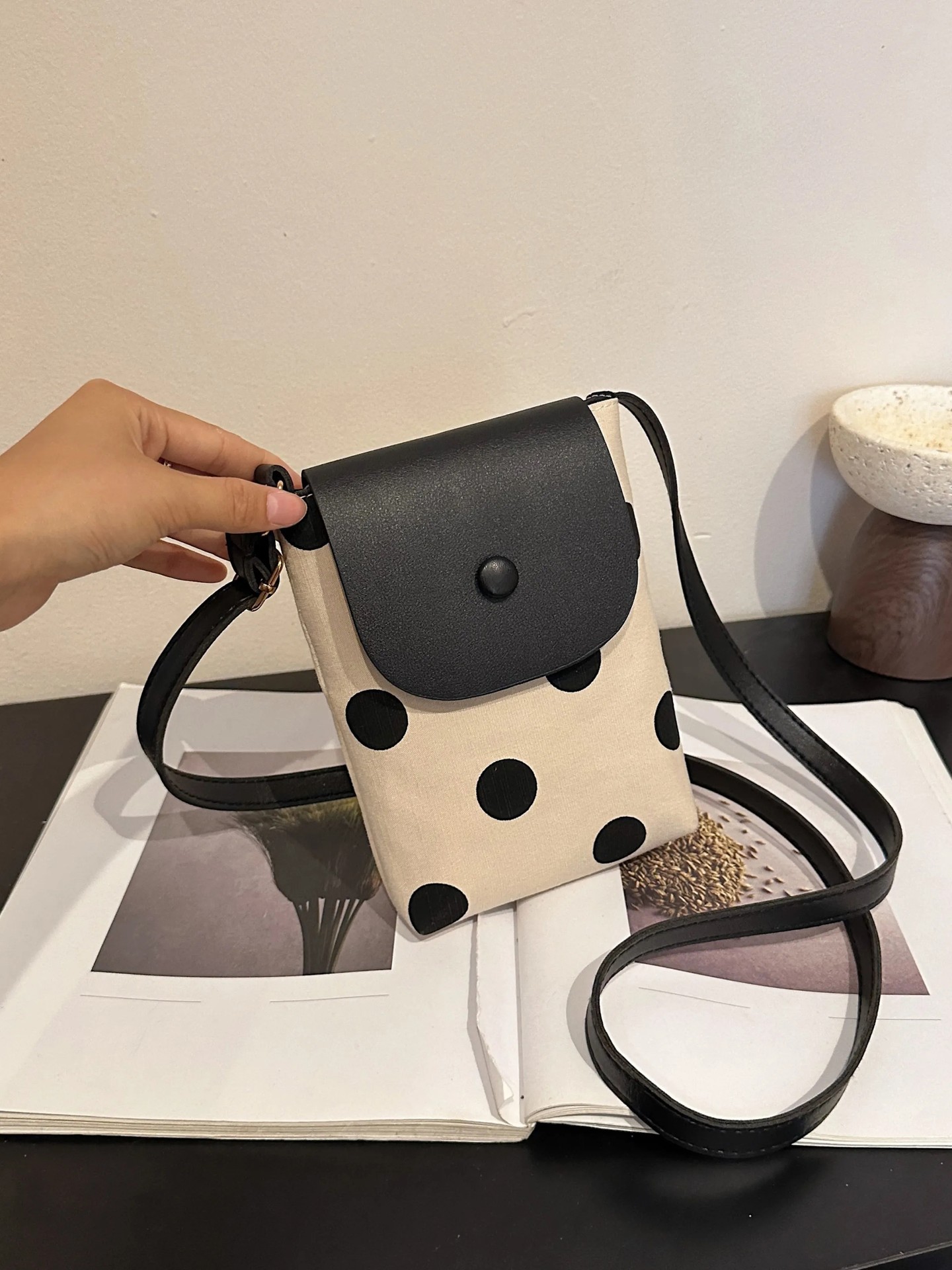 Round Crossbody Bag