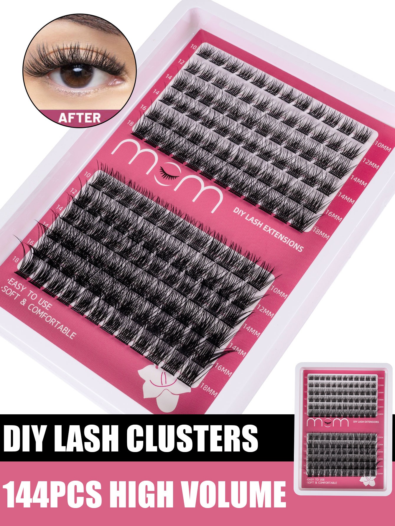 144pcs High Volume Eyelash