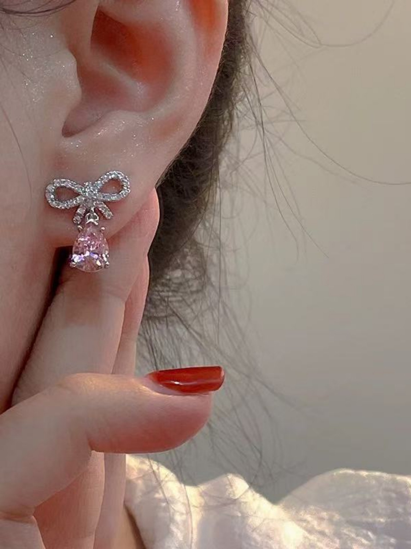 Water Drop Artificial Jewellery - Stud